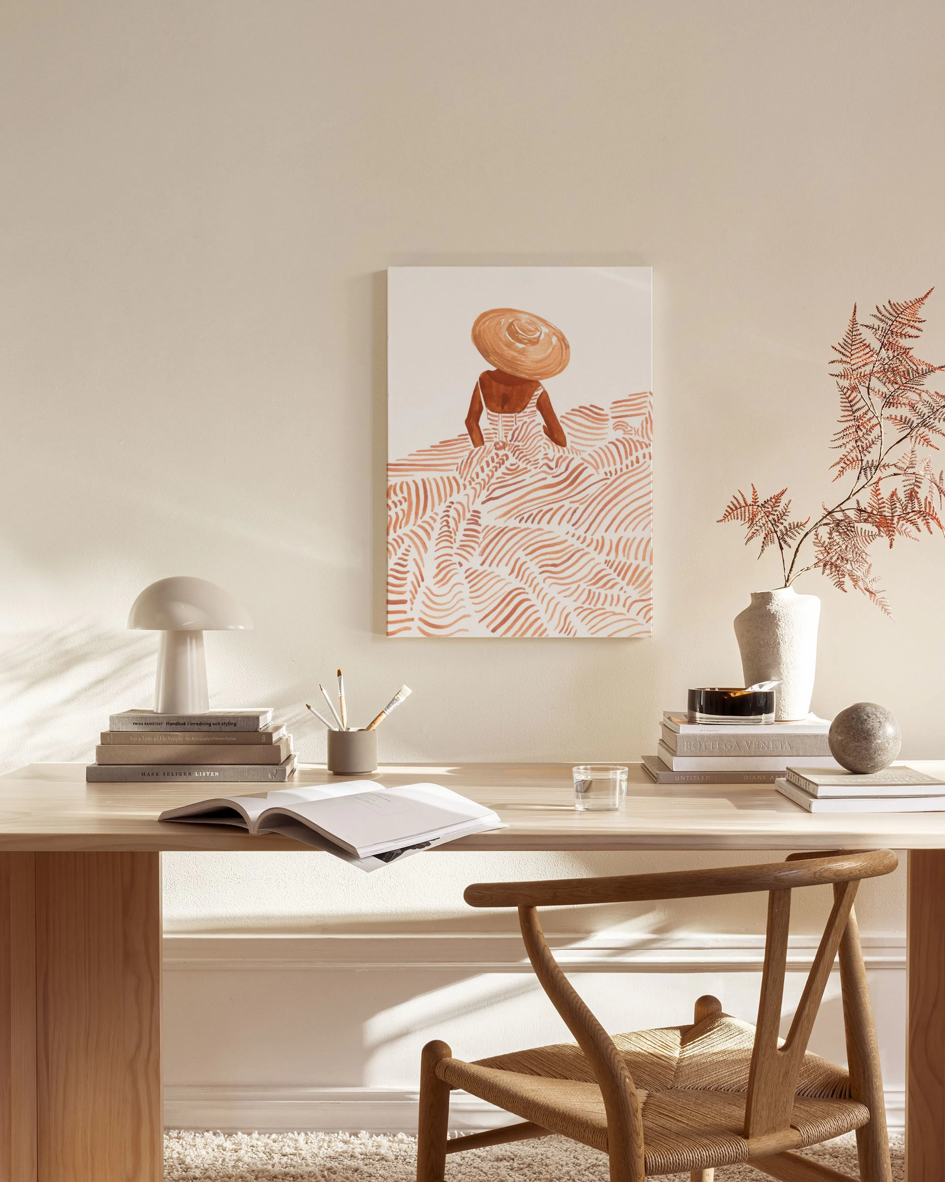 Tranh Illustrations Sabina Fenn - Madame Fleur Canvas print