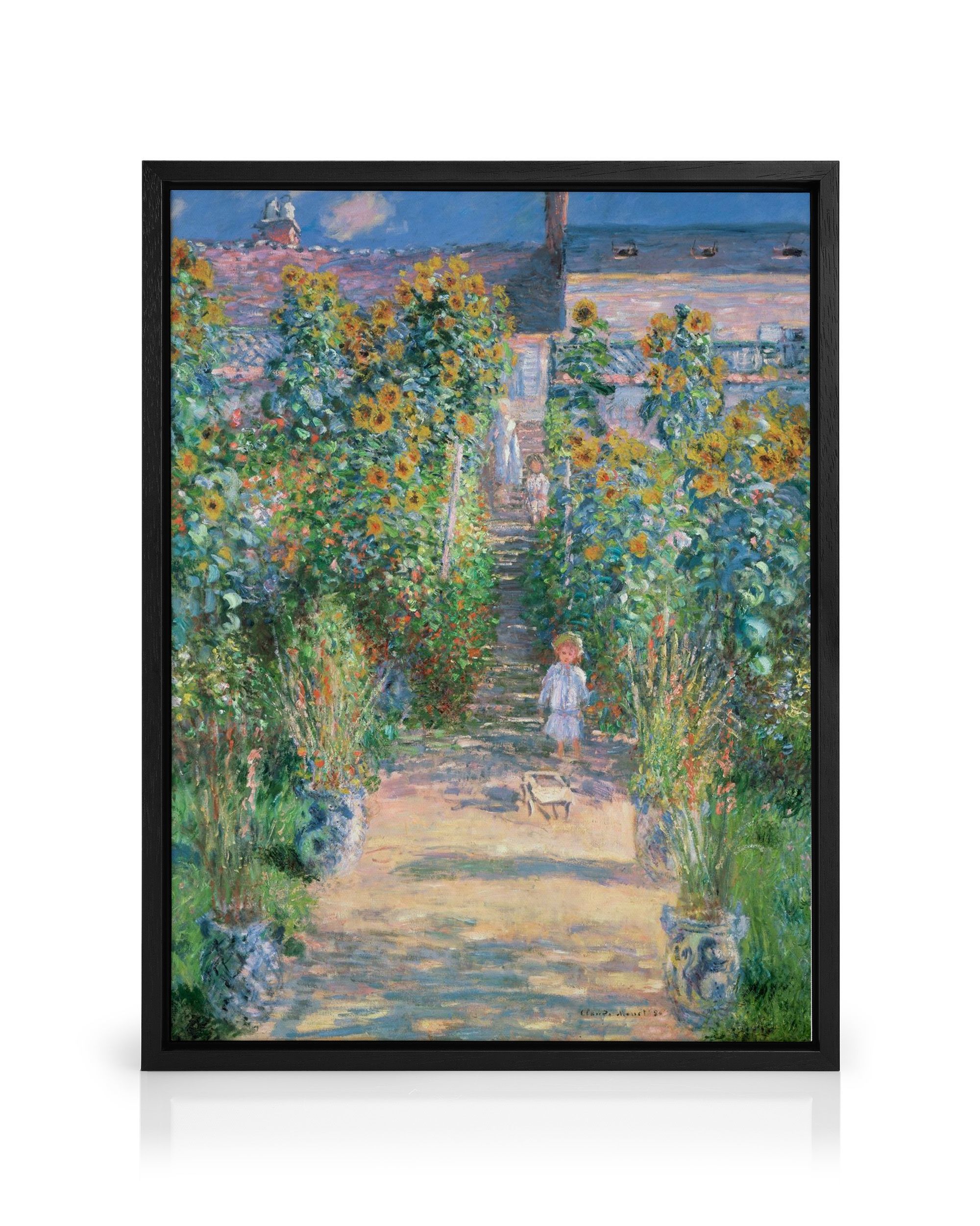 Monet Canvas Print – The Artist's Garden at Vétheuil | Desenio Art