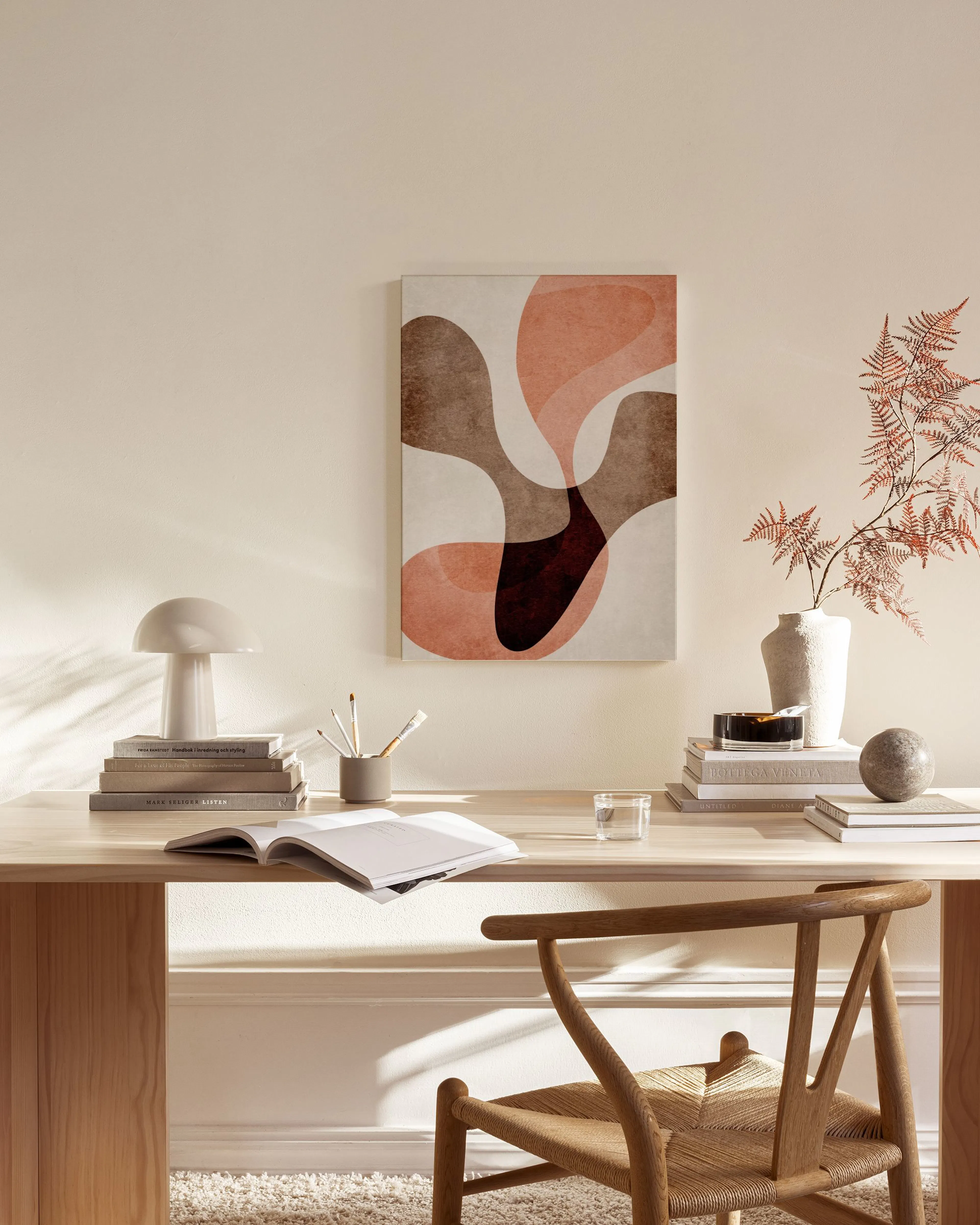 Tranh Graphic Organic Shapes No1 Canvas print
