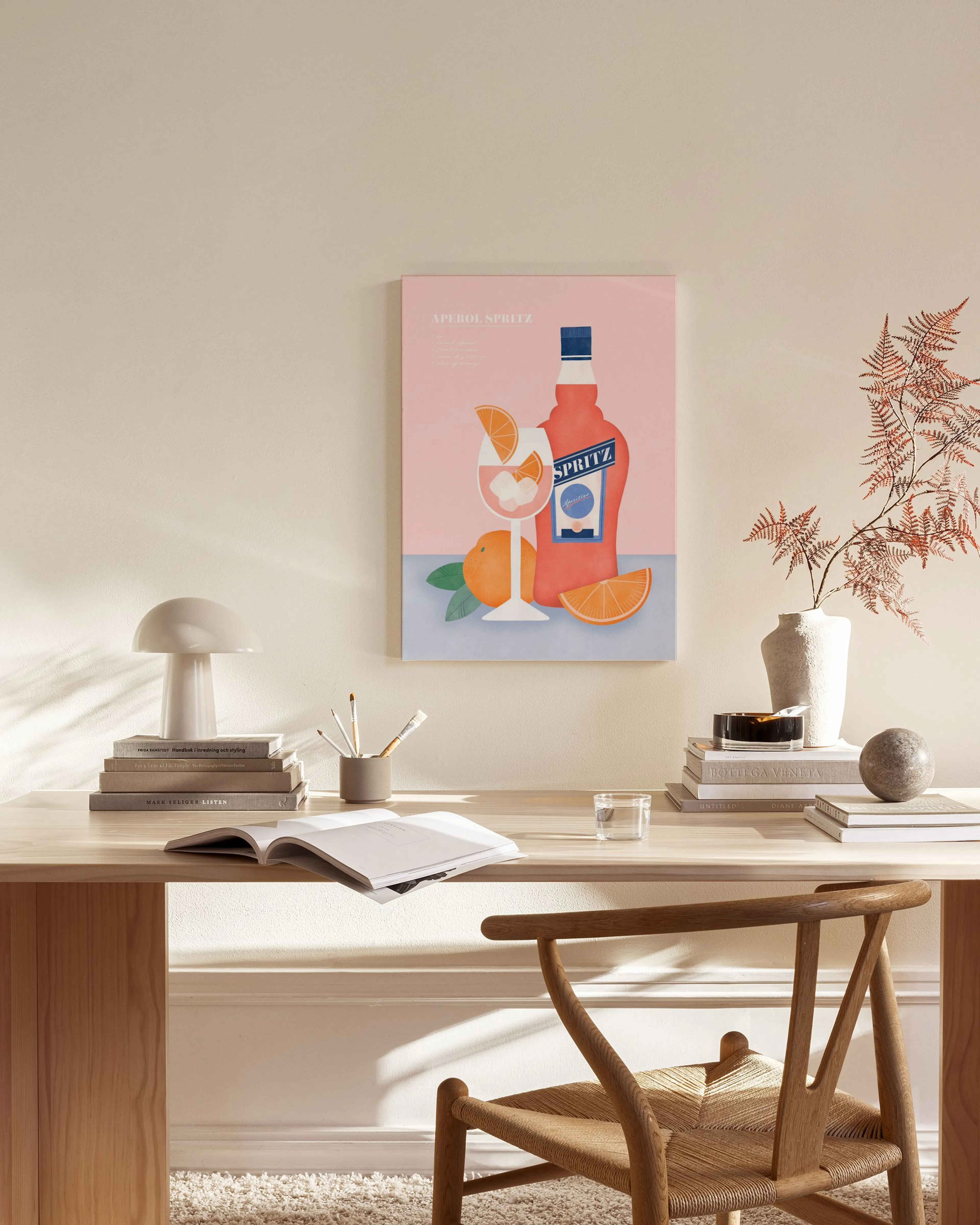 Tranh Illustrations Aperol Spritz Illustration Canvas print