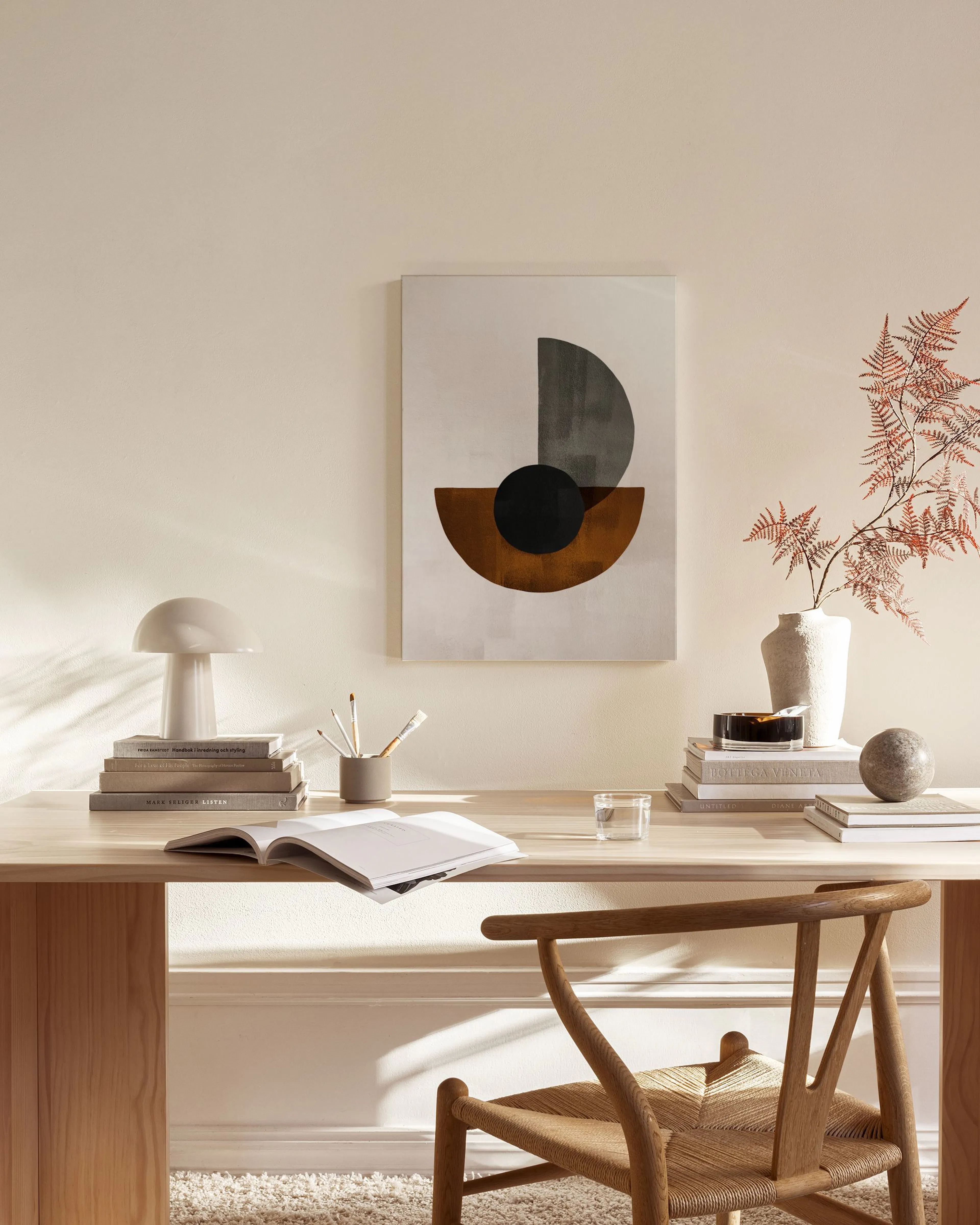Tranh Graphic Weimar Circles No2 Canvas print