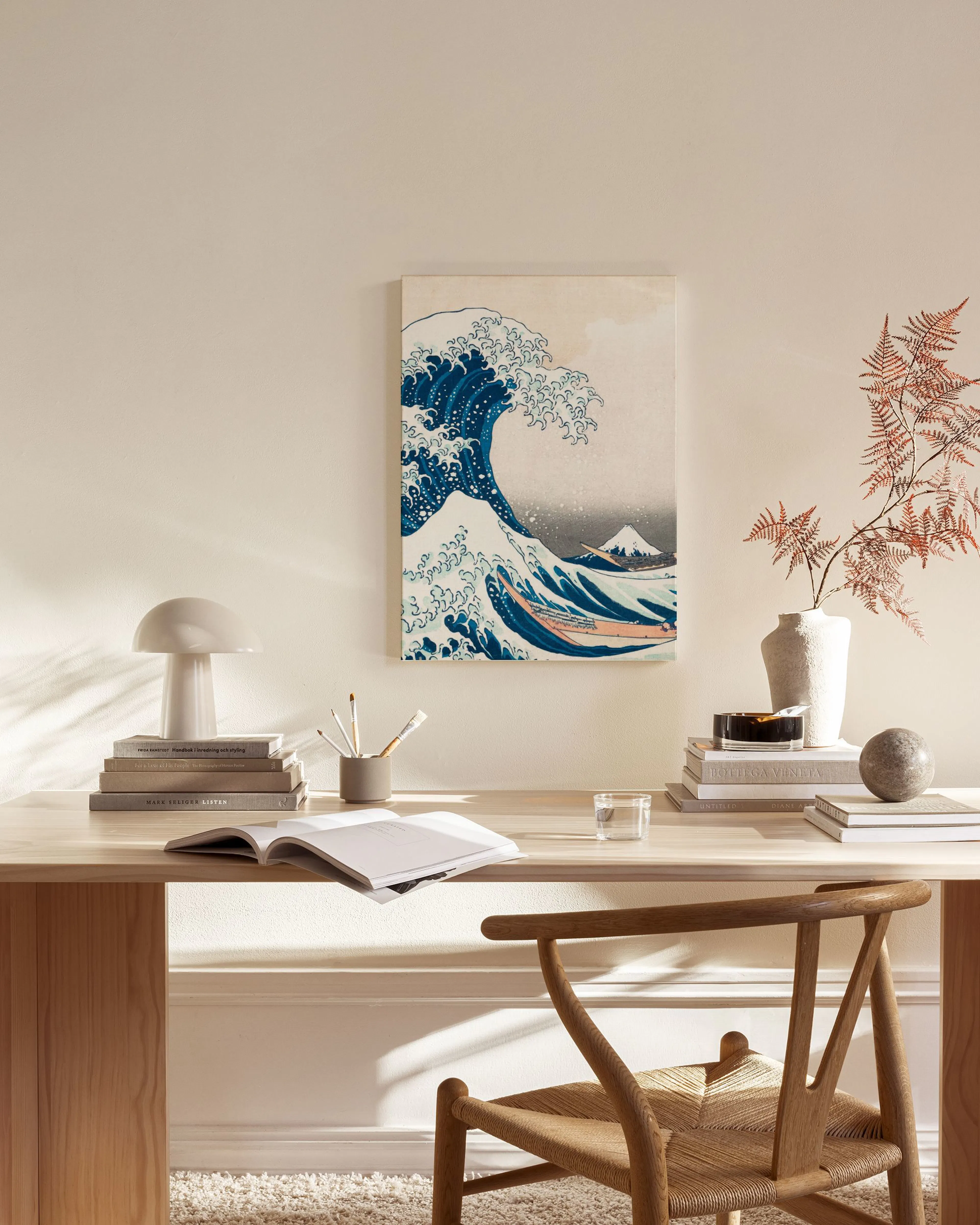 Tranh Thiên Nhiên Hokusai - The Great Wave Canvas print