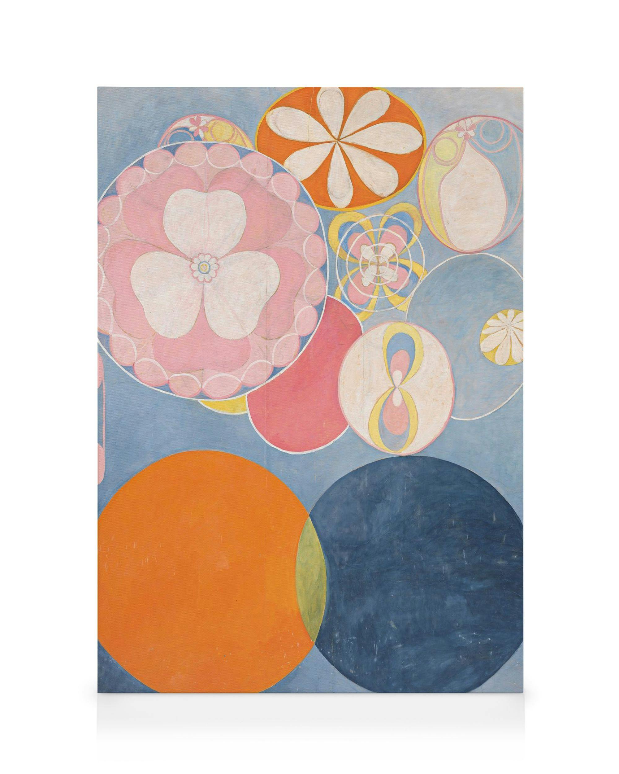 Canvas Prints Canvas print - The Ten Largest, Childhood, No.2 by Hilma af Klint (30x40 cm - Oak Frame)