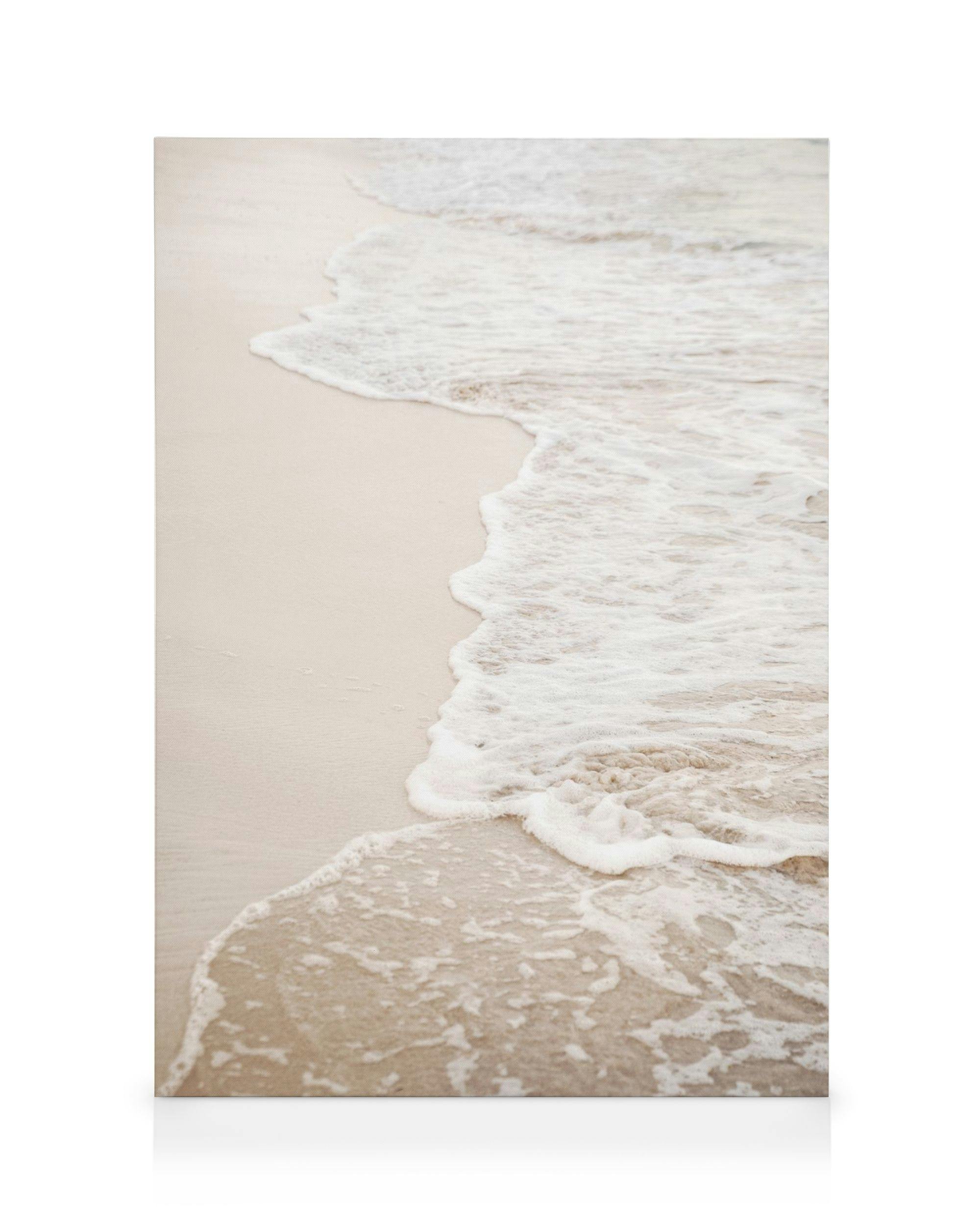 Canvas Prints Waves Of Silence Canvas print (30x40 cm - Oak Frame)