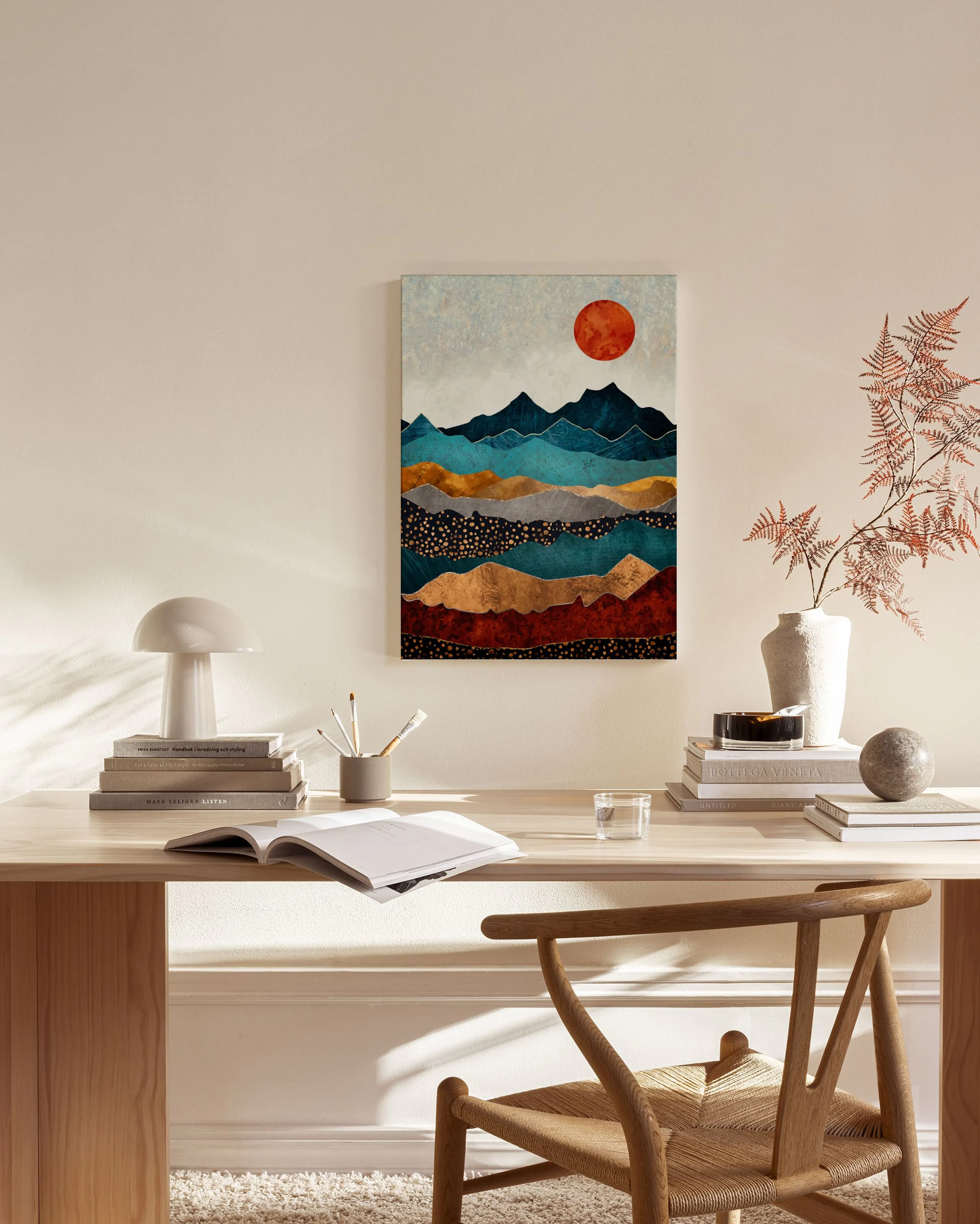 Tranh Thiên Nhiên SpaceFrog Designs - Amber Dusk Canvas print