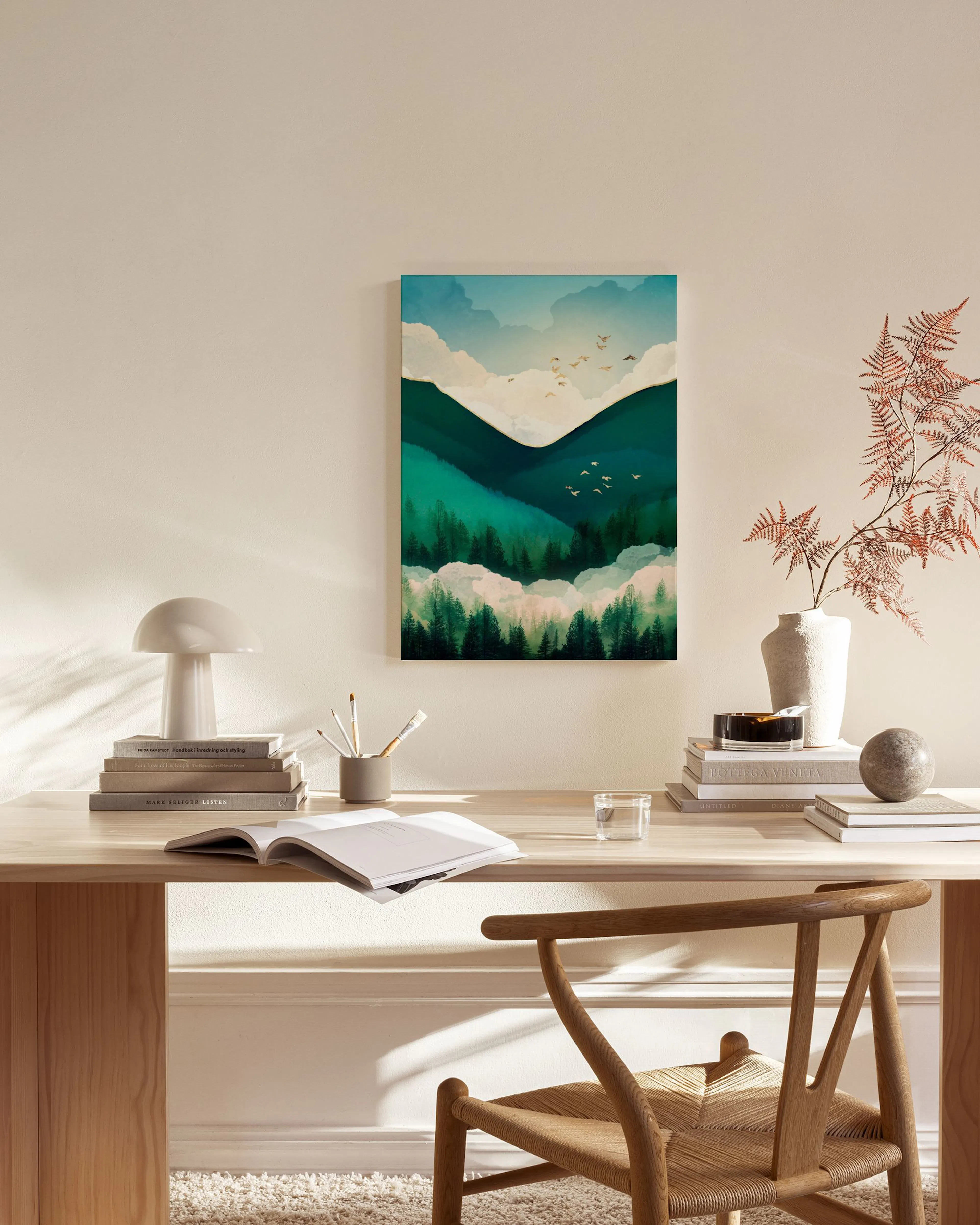 Tranh Thiên Nhiên SpaceFrog Designs - Emerald Hills Canvas print