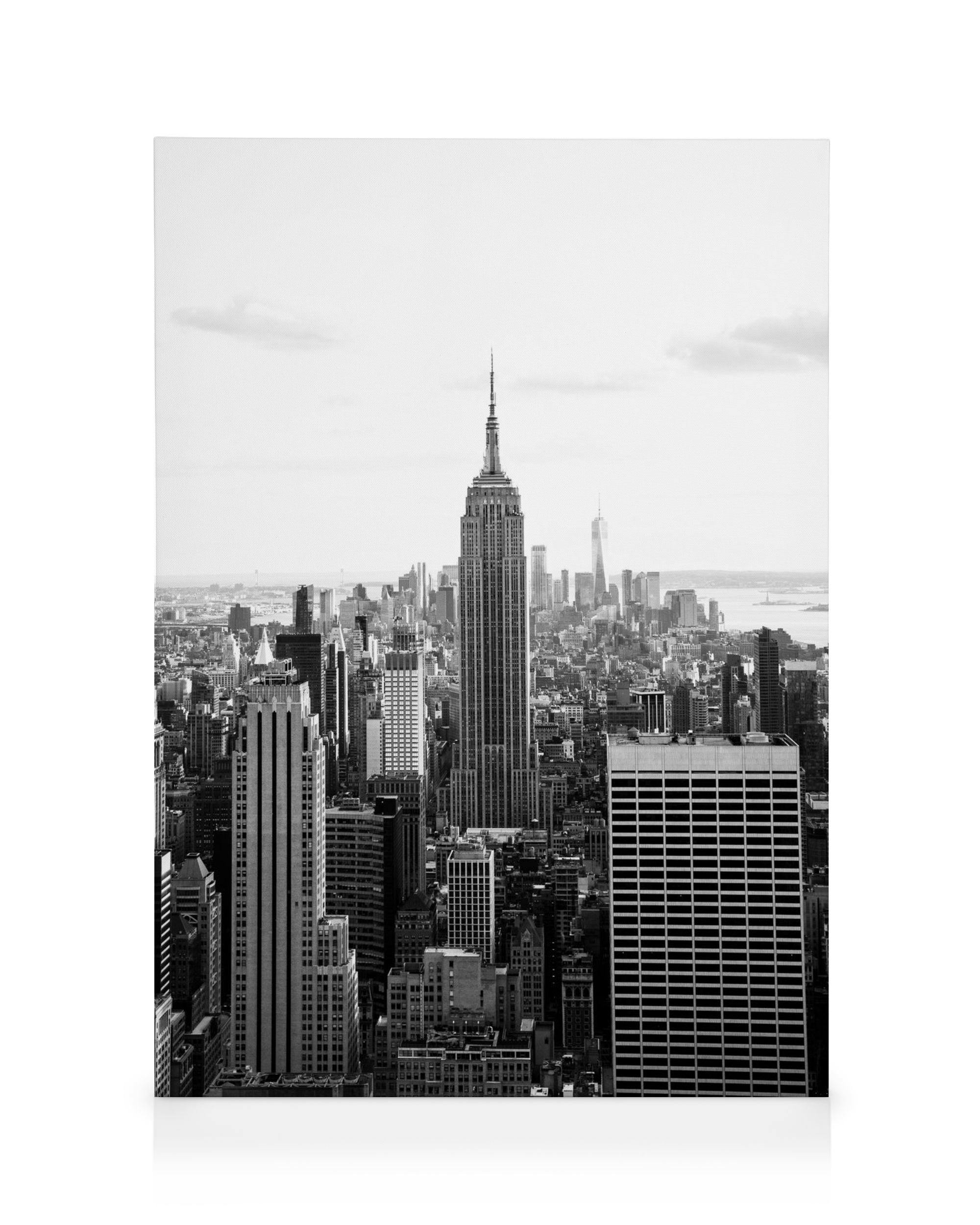 Skyline Lerret (30x40 cm - Eikeramme)