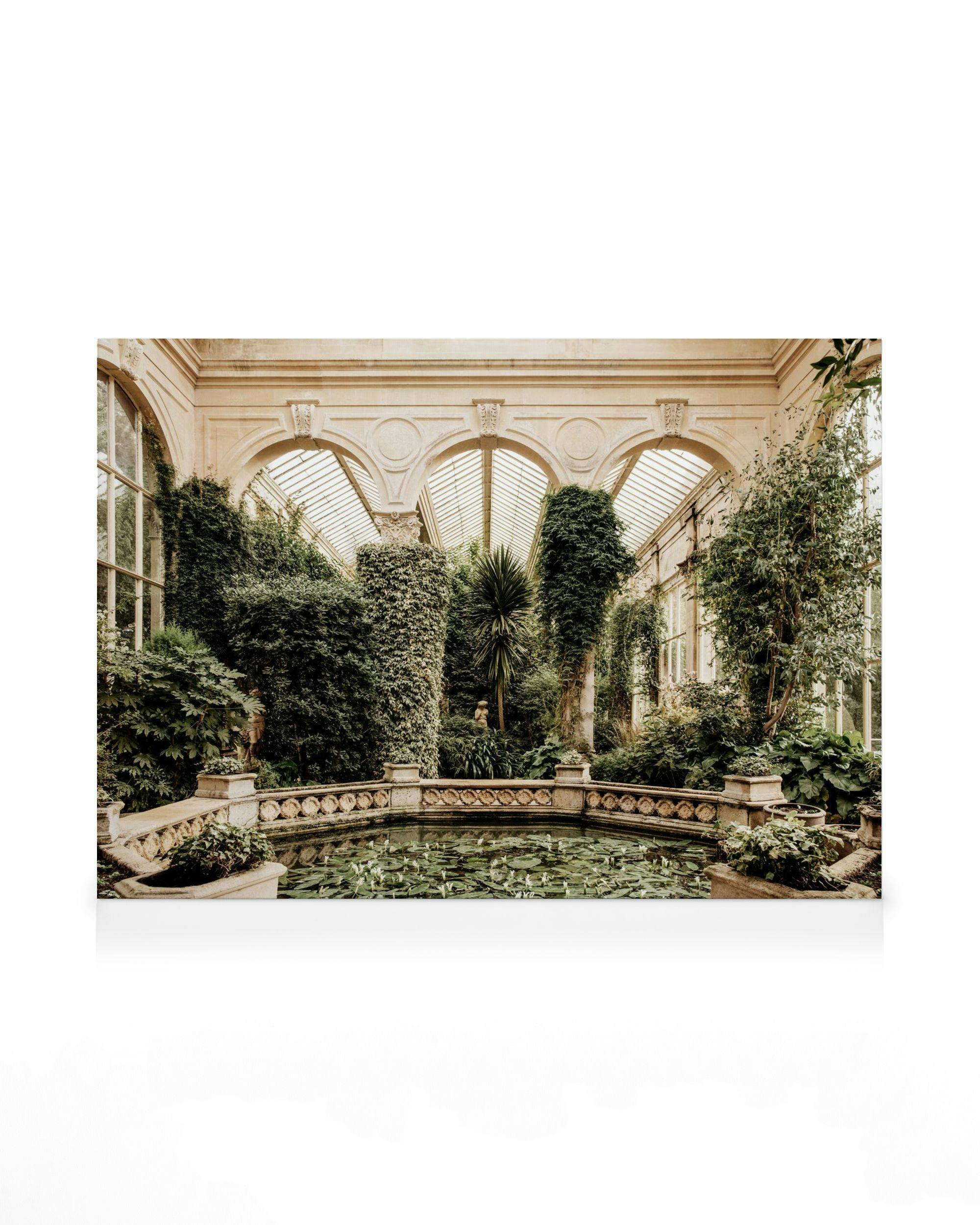 Canvas Prints Gracious Pond Canvas print (50x70 cm - Black Frame)