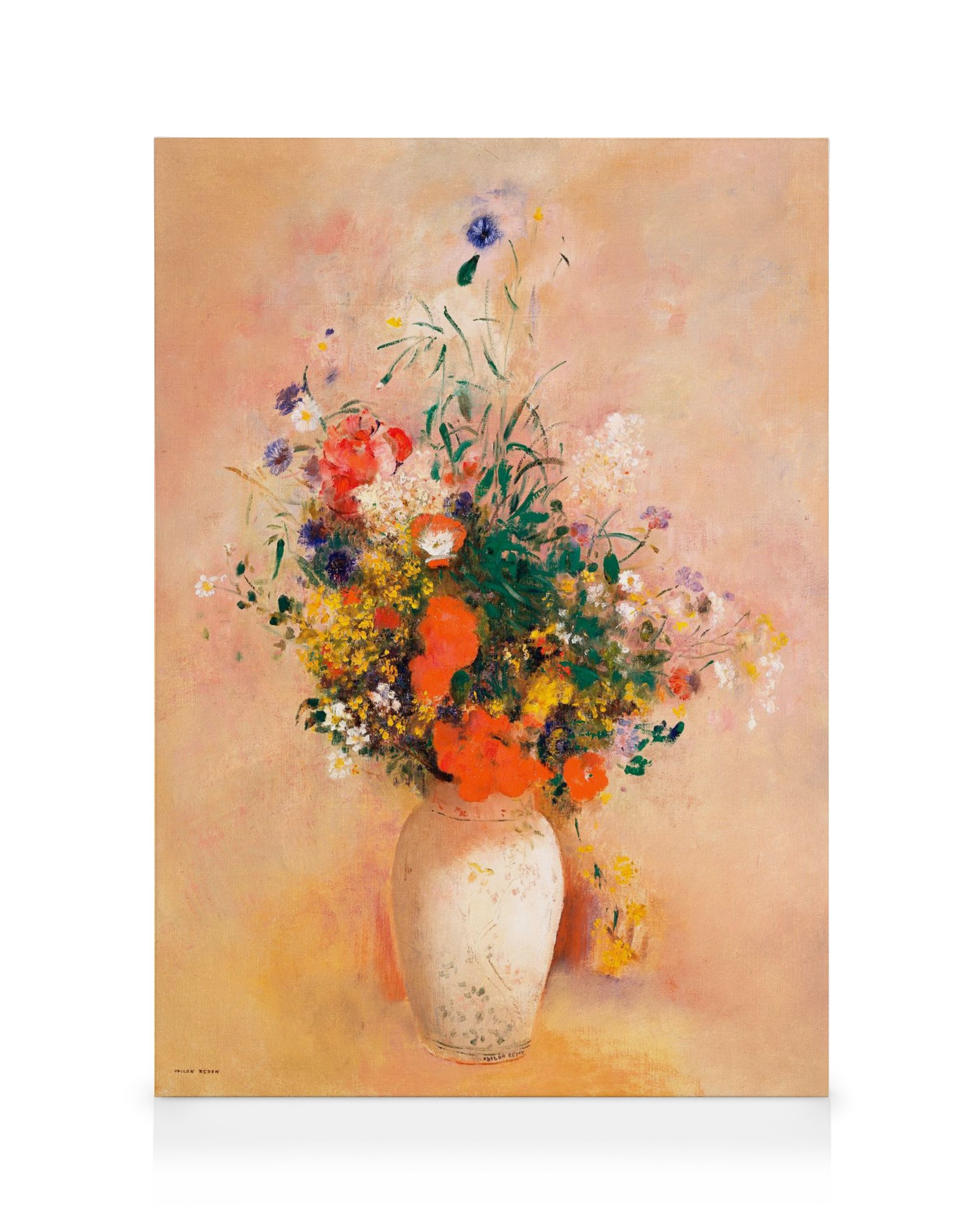 Redon - Vase of Flowers Canvas Art Print | Desenio EU