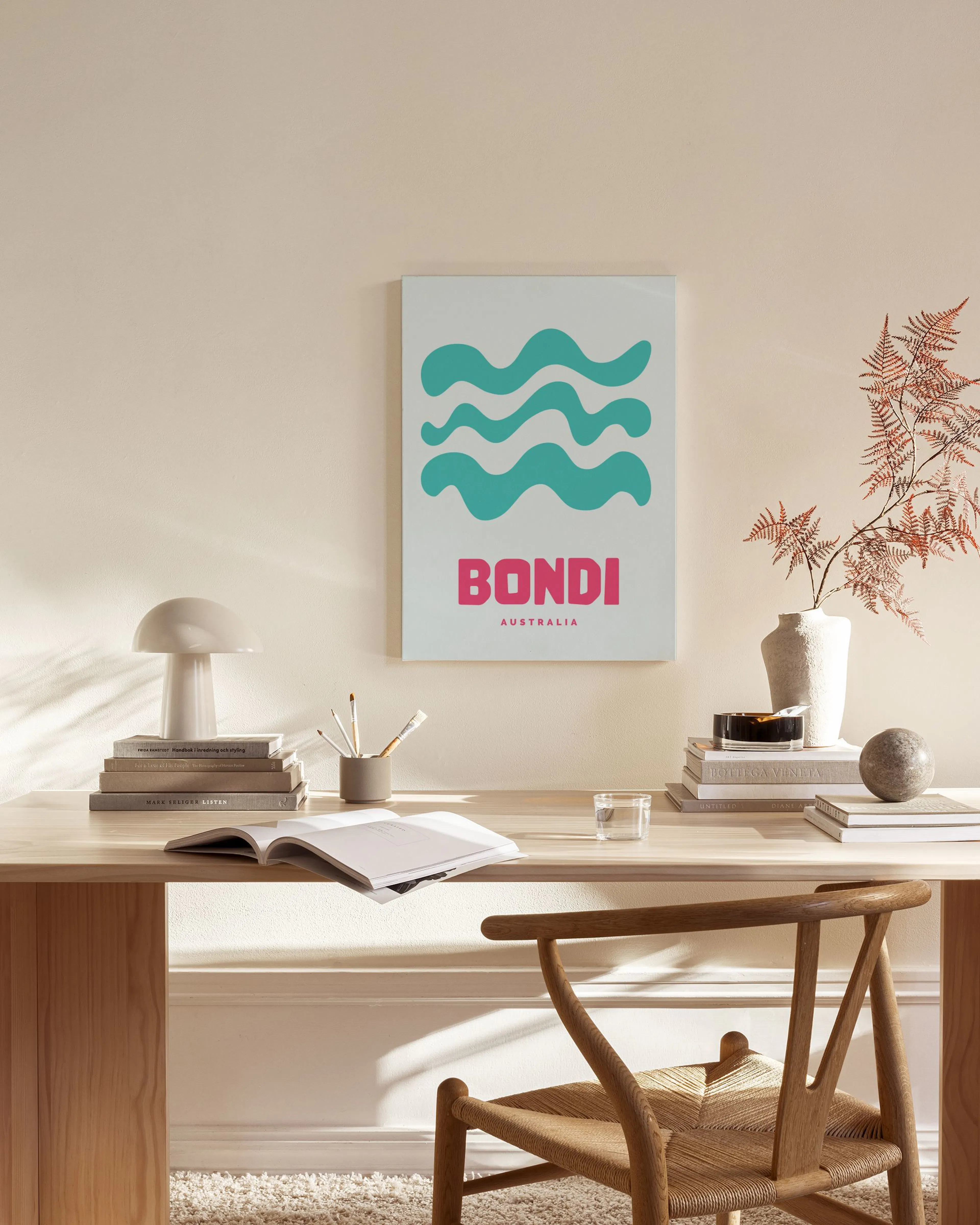 Tranh Graphic Graphic Bondi Canvas print