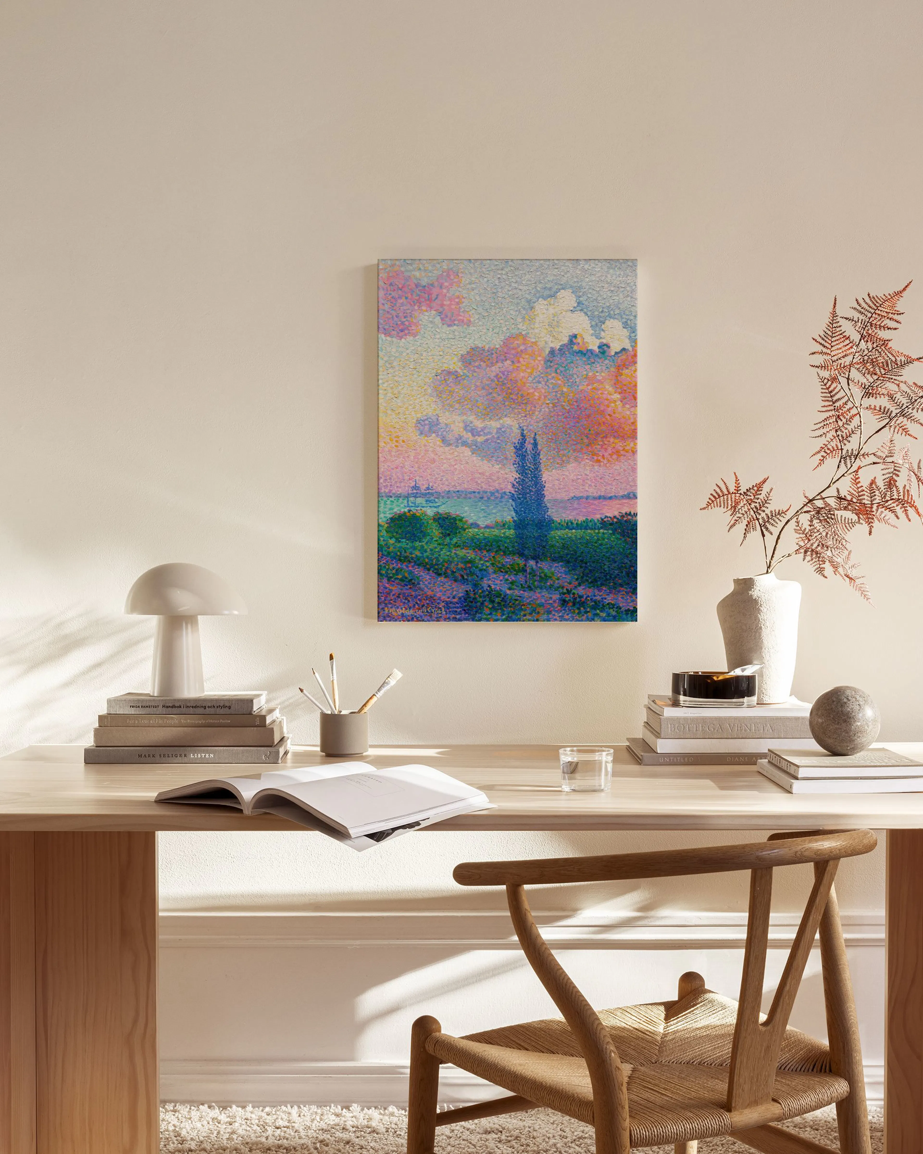 Tranh Thiên Nhiên Henri-Edmond Cross - The Pink Cloud Canvas print