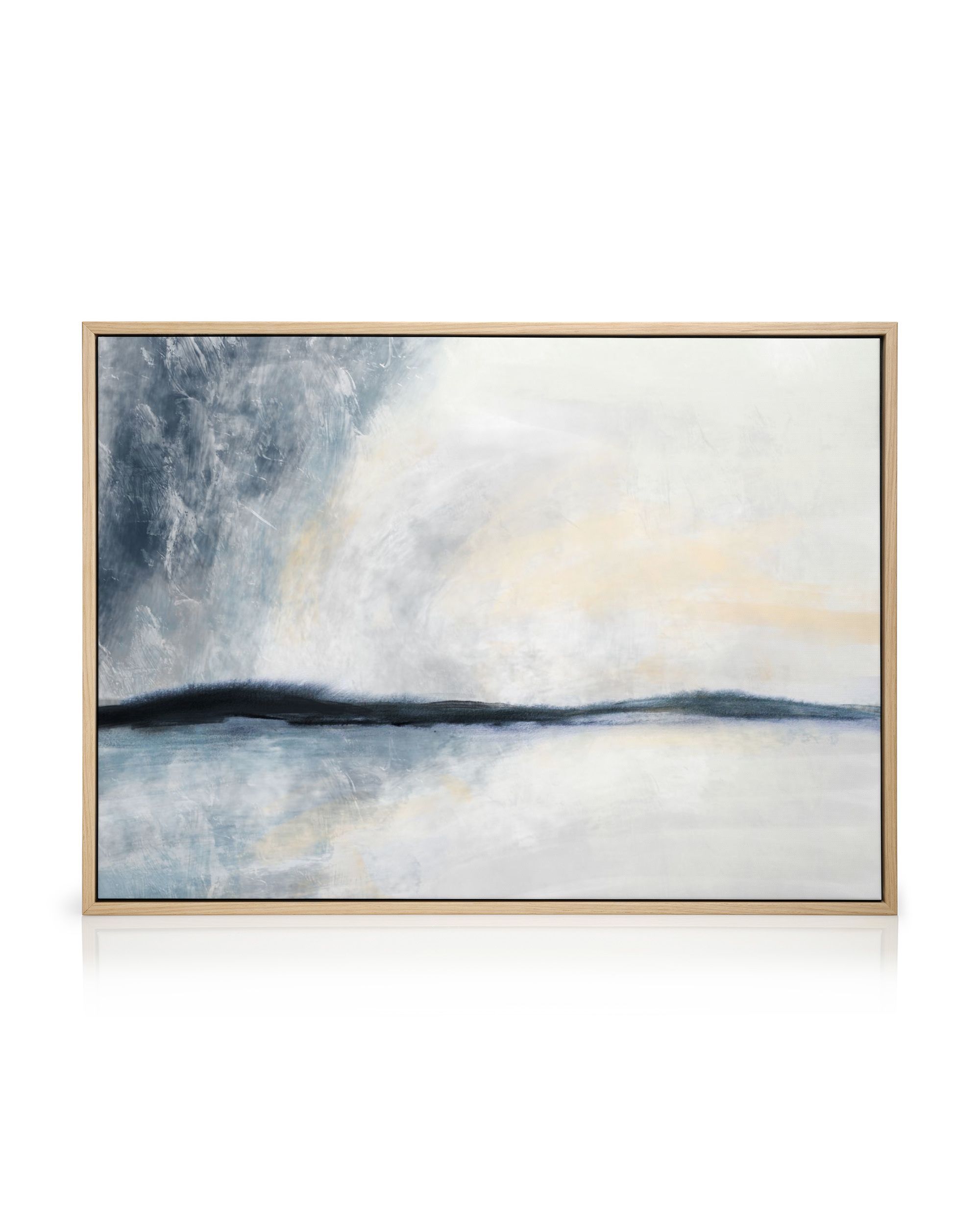 Textured Landscape Canvas Print – Abstract Wall Art | Desenio