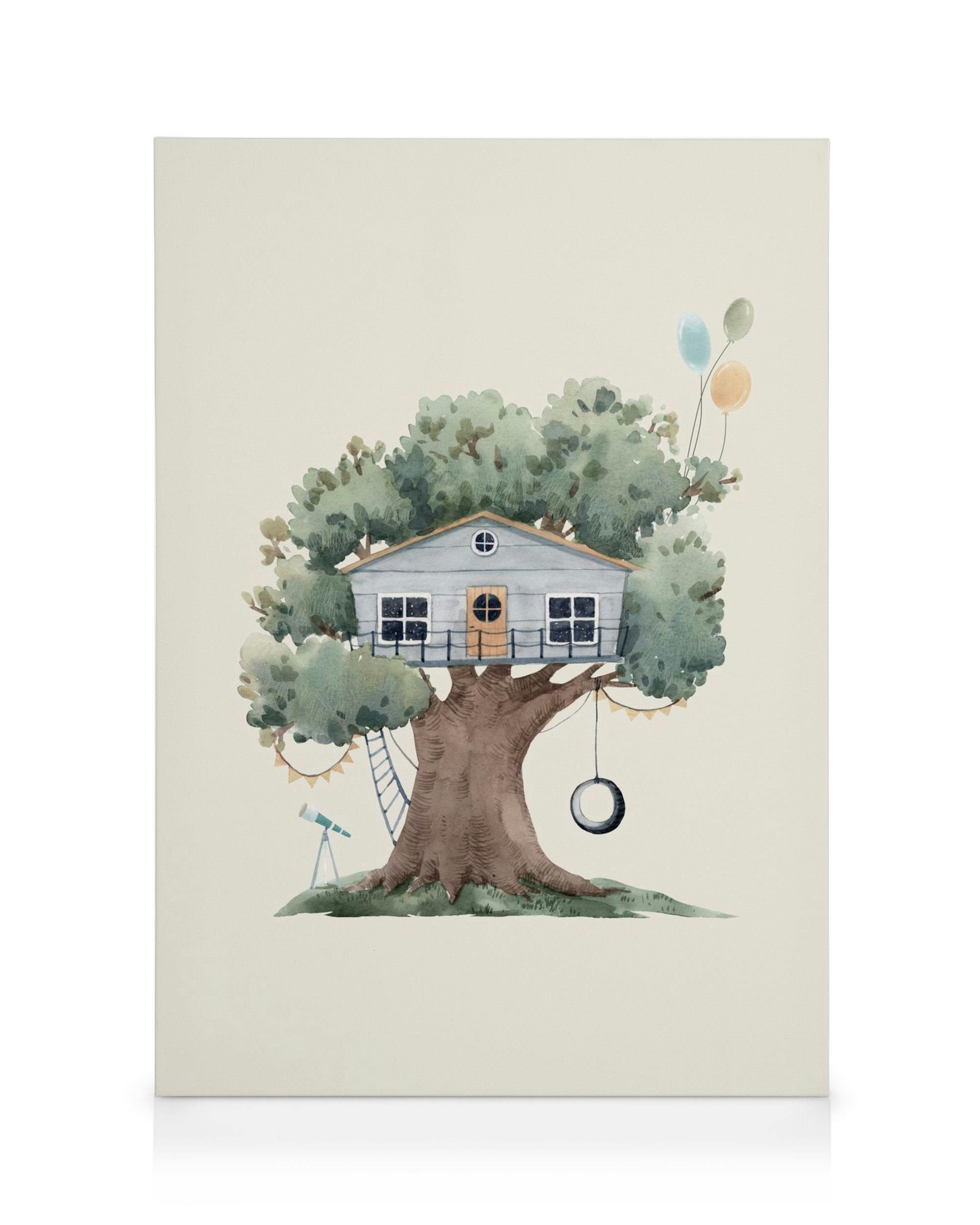 Canvas Prints Tree House No2 Canvas print (30x40 cm)