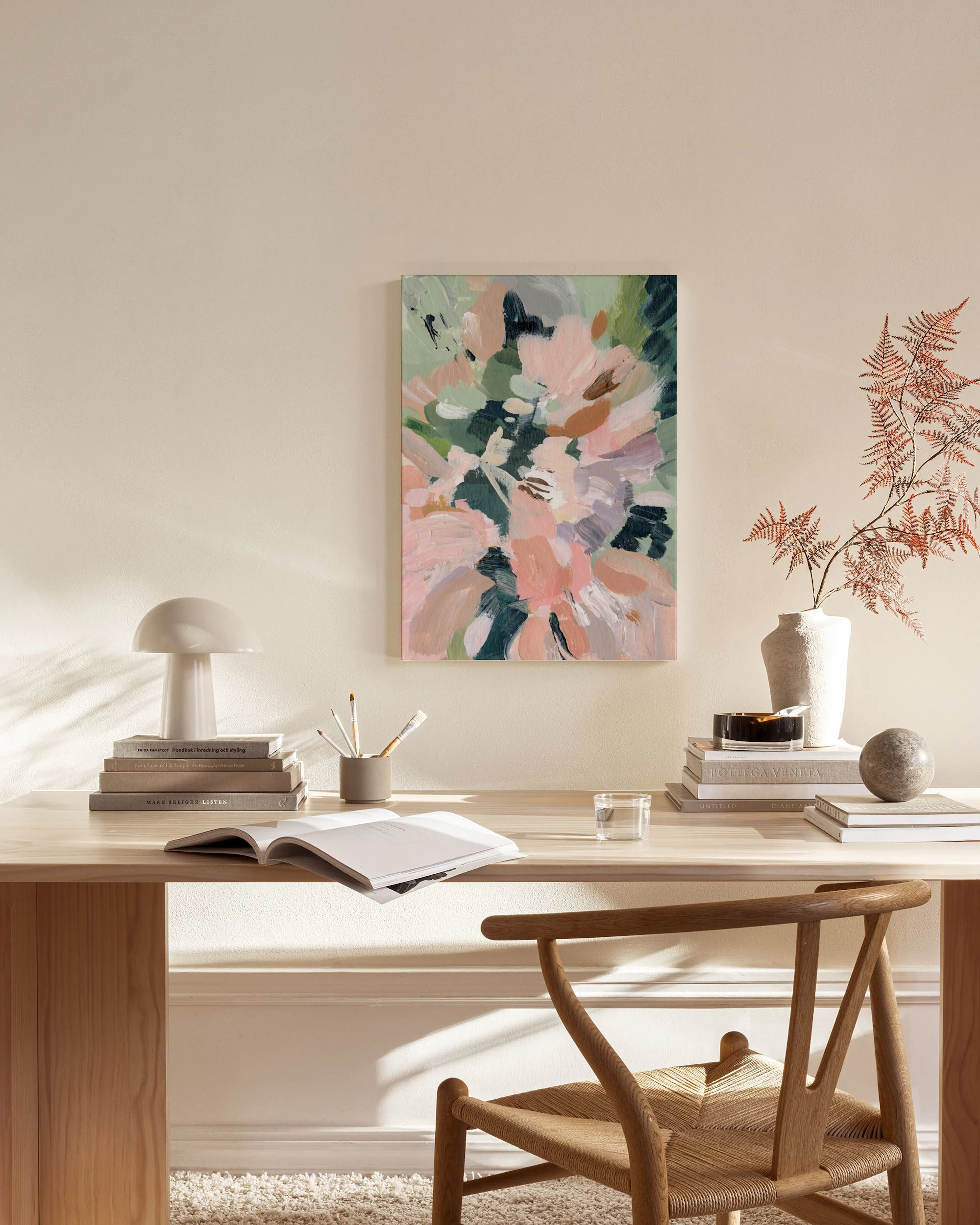 Tranh Botanical Parterre Fleuri Canvas print