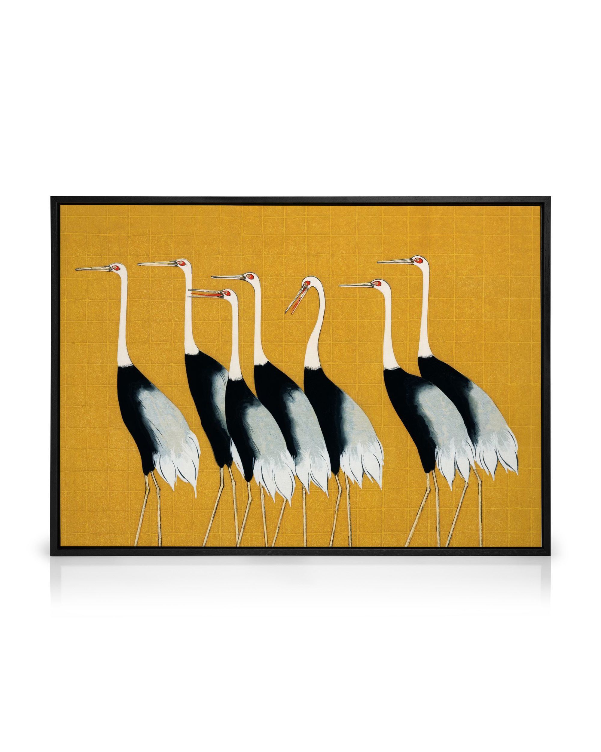 Ogata Korin Japanese Red Crown Cranes Canvas Print – Desenio