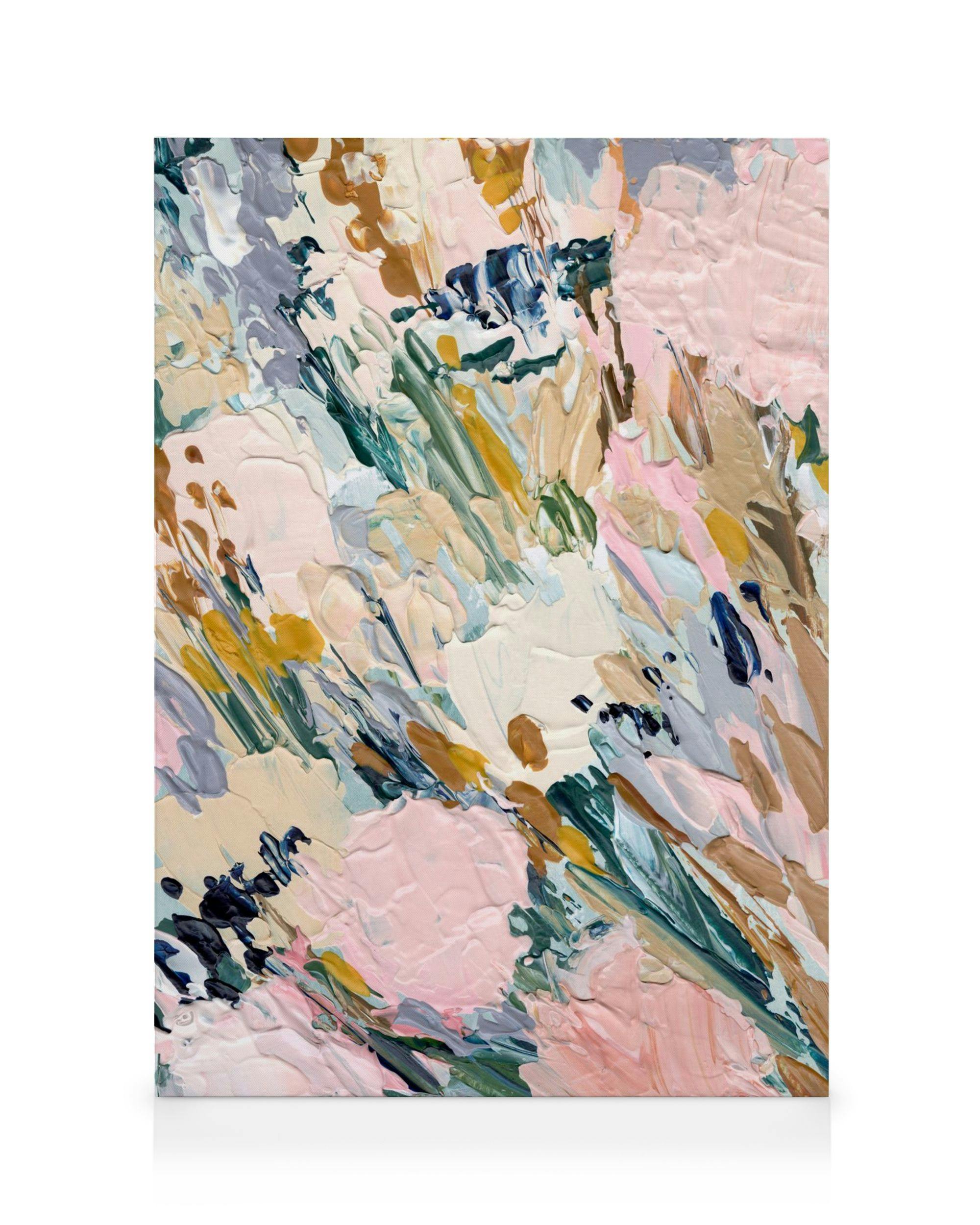 Canvas Prints Prairie Rose Canvas print (30x40 cm - Dark Oak Frame)