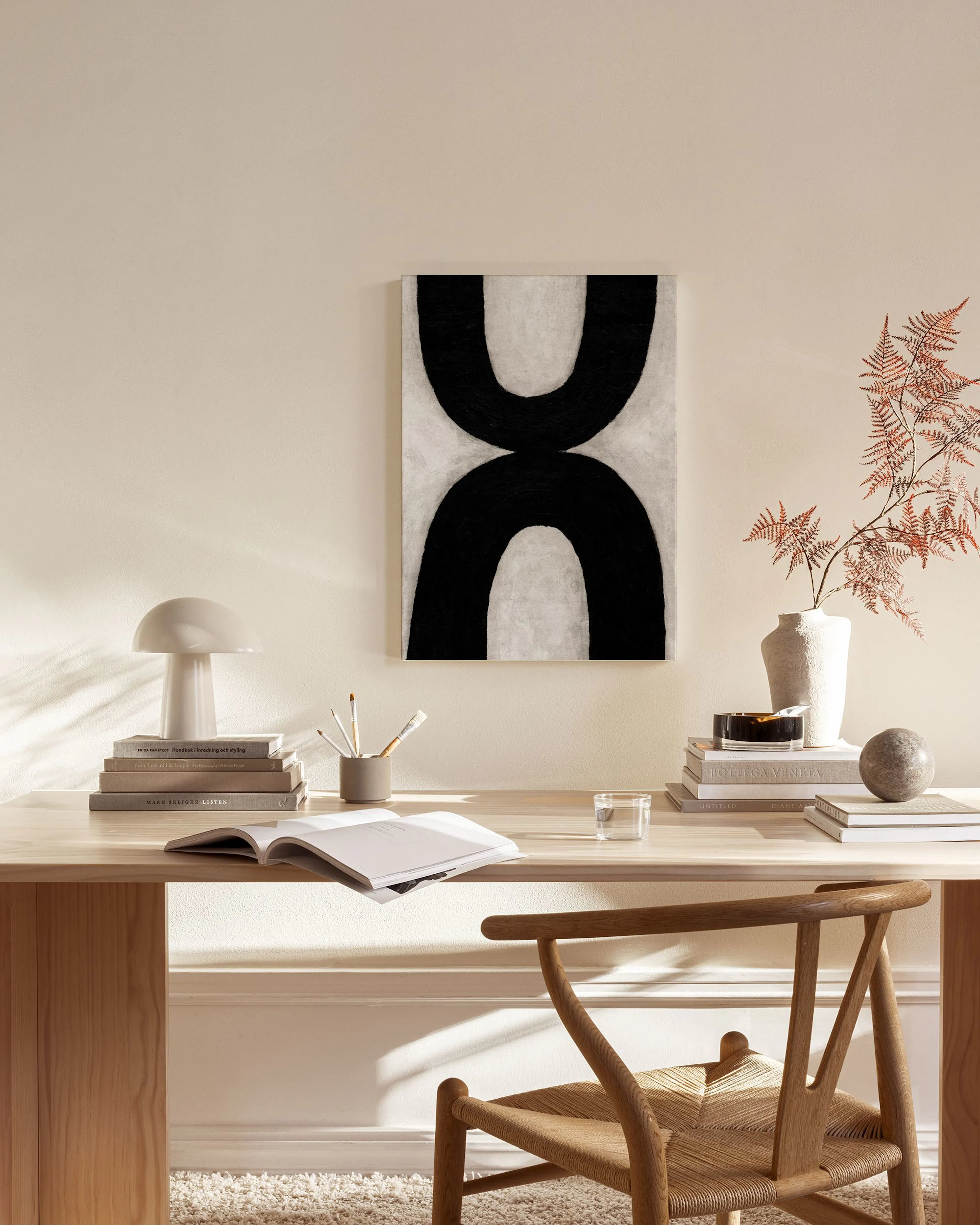 Tranh Graphic Up and Down Canvas print