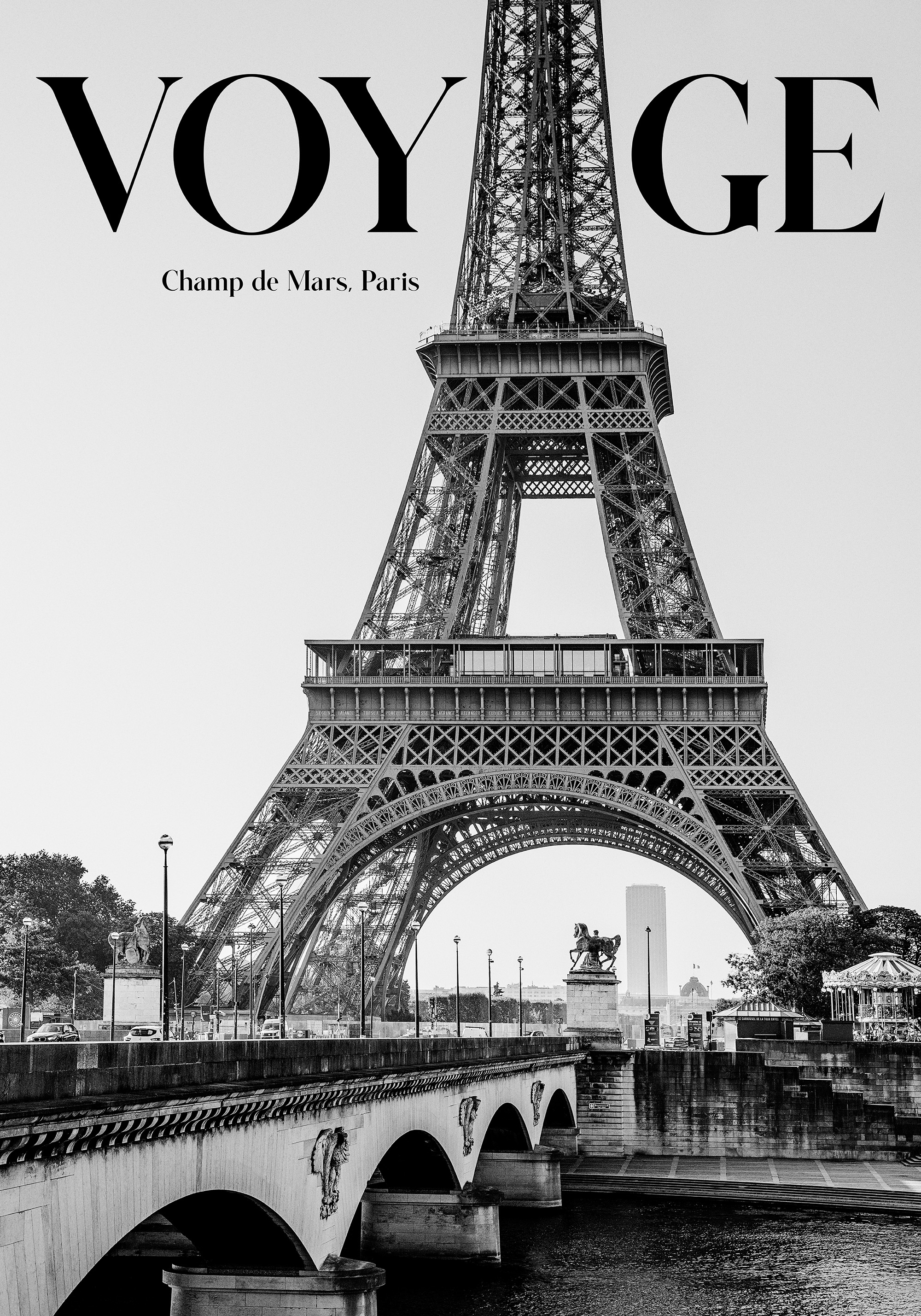 Paris Voyage Print – Eiffel Tower Poster | Desenio