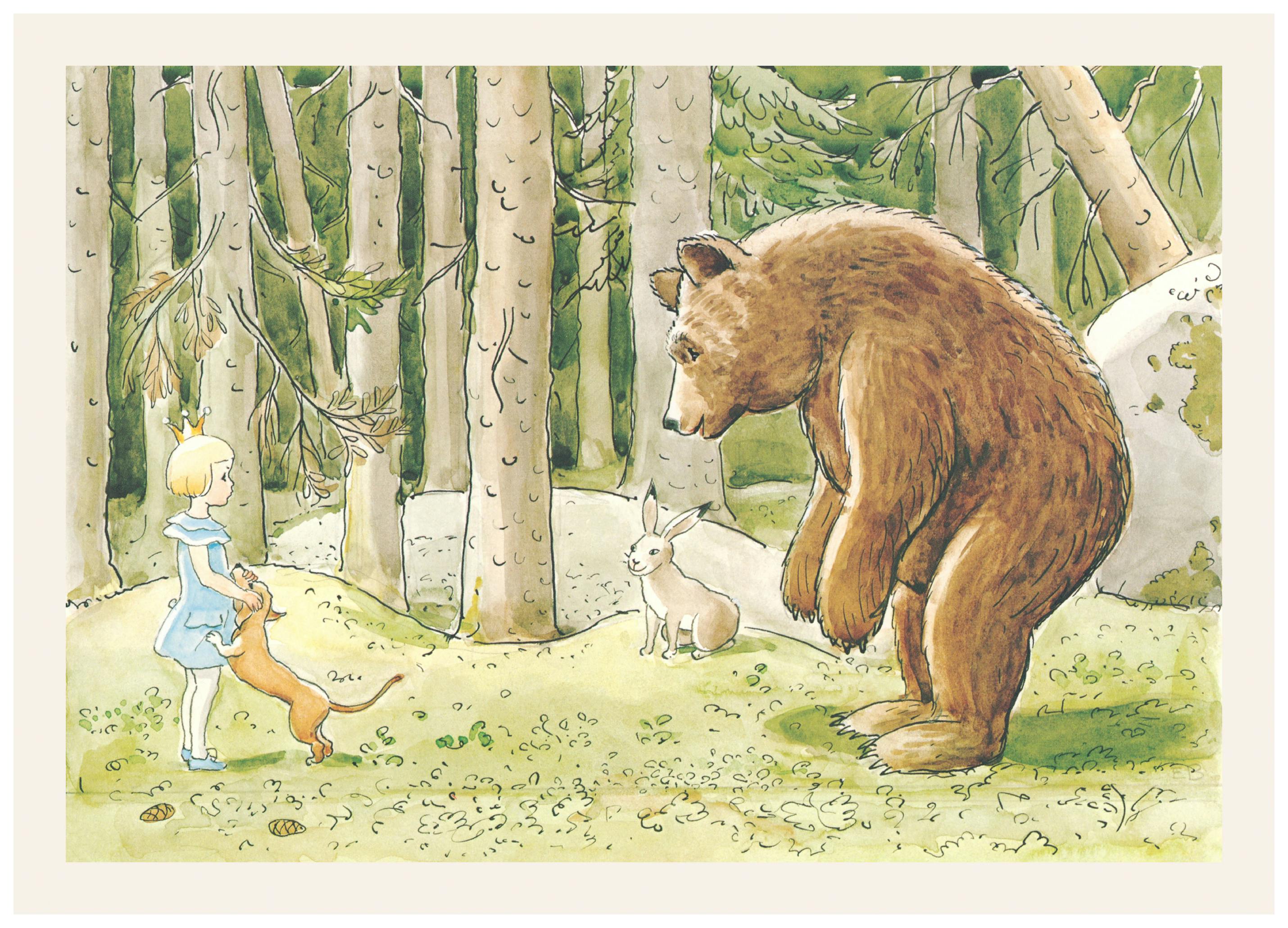 Elsa Beskow - Sessalätt's Adventure Poster (21x30 cm)- Illustrazioni di Elsa Beskow