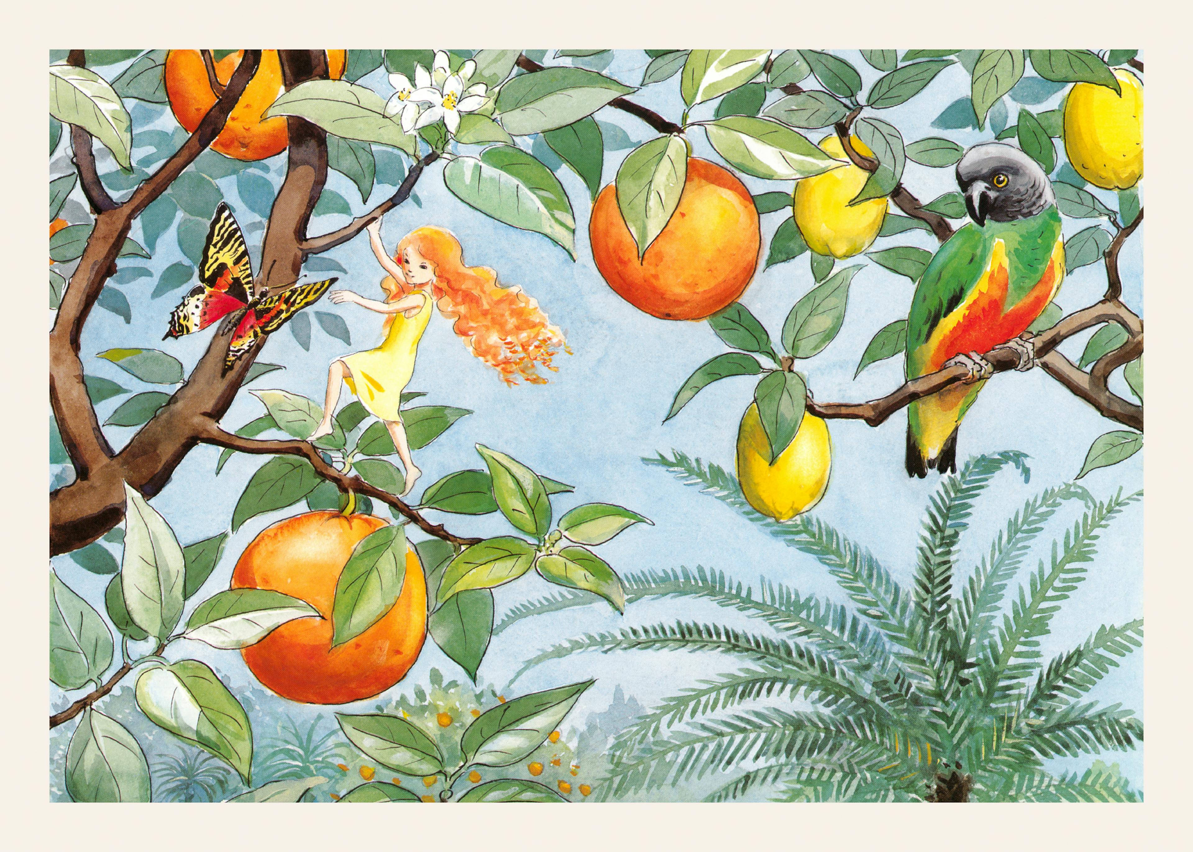 Elsa Beskow - The Elf in the Sun Land Print 0