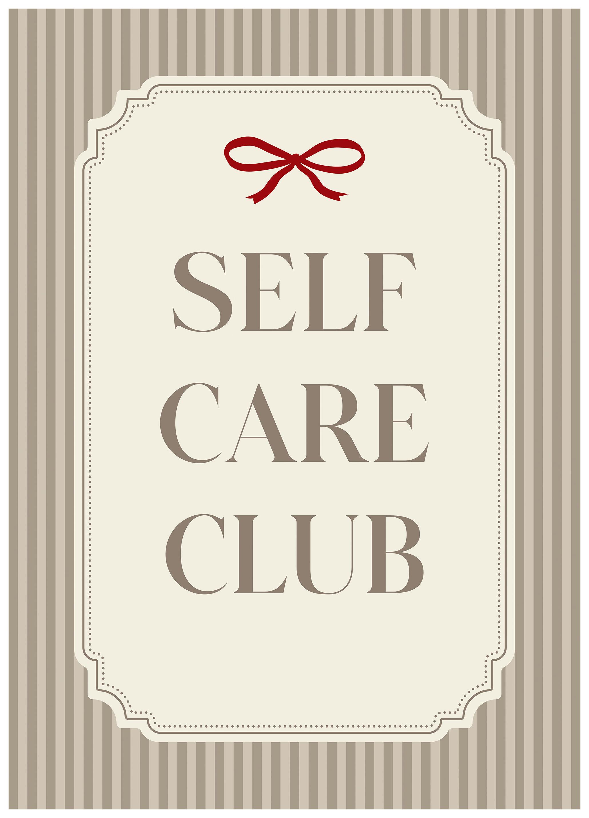 Self Care Club Poster (21x30 cm) - Posters met tekst
