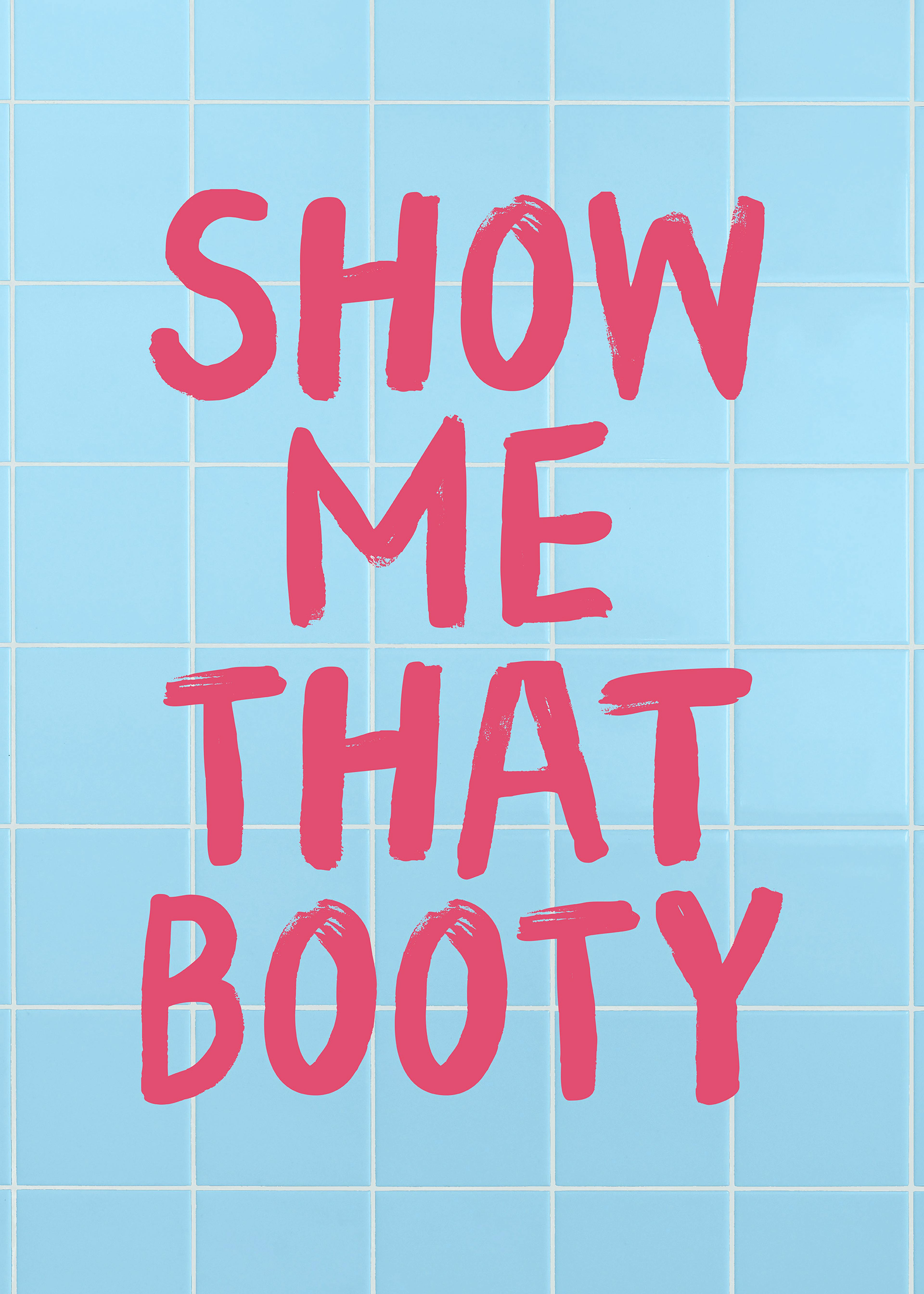 Show Me That Booty Plakat 0