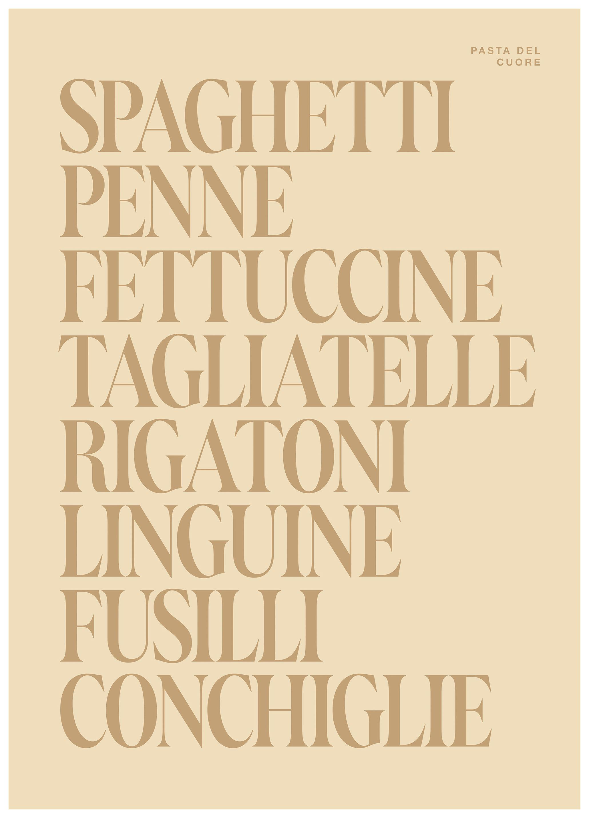 Prints - Pasta del Coure Print (21x30 cm) - Text posters