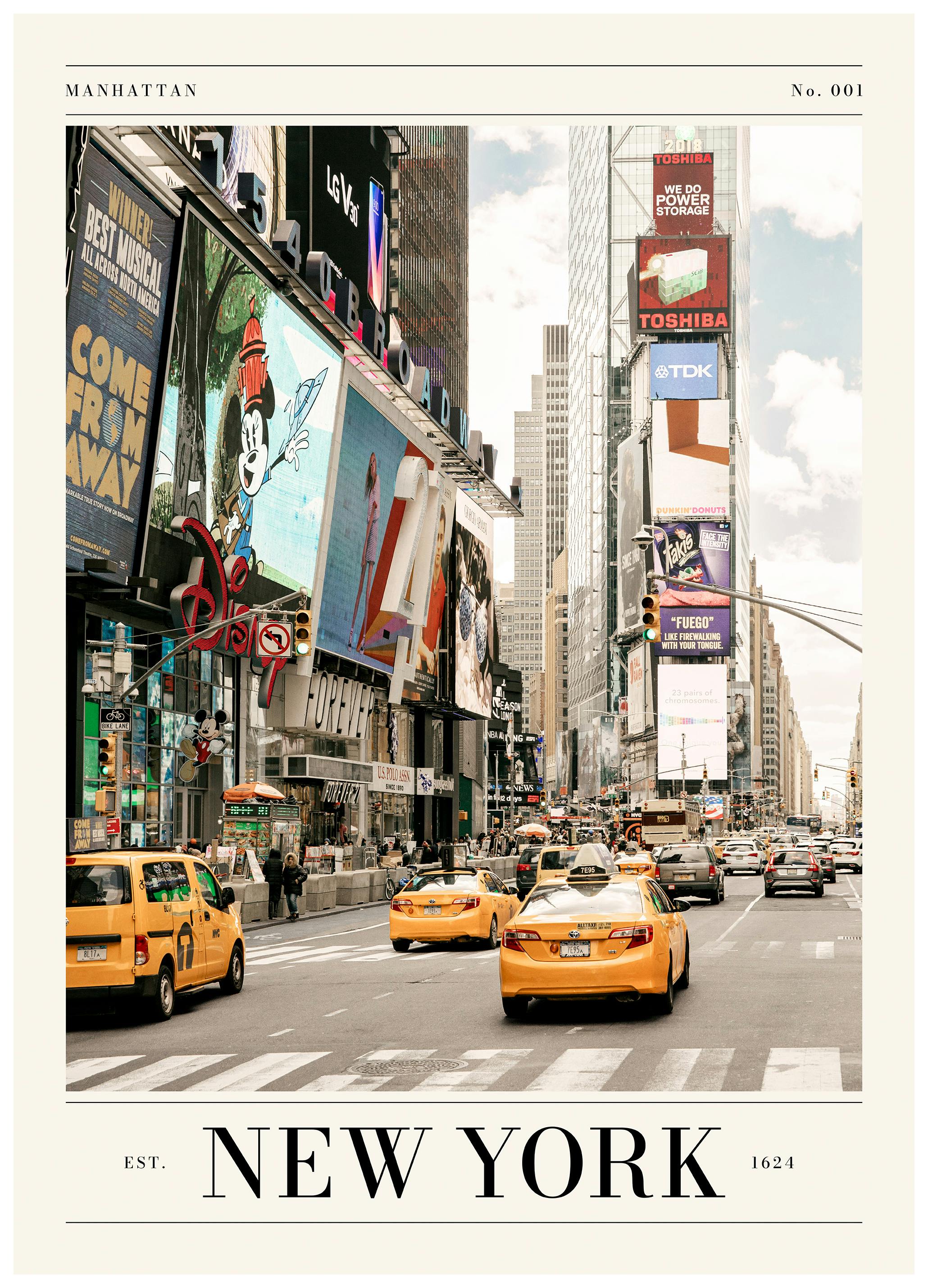 New York Cover No1 Poster (30x40 cm)