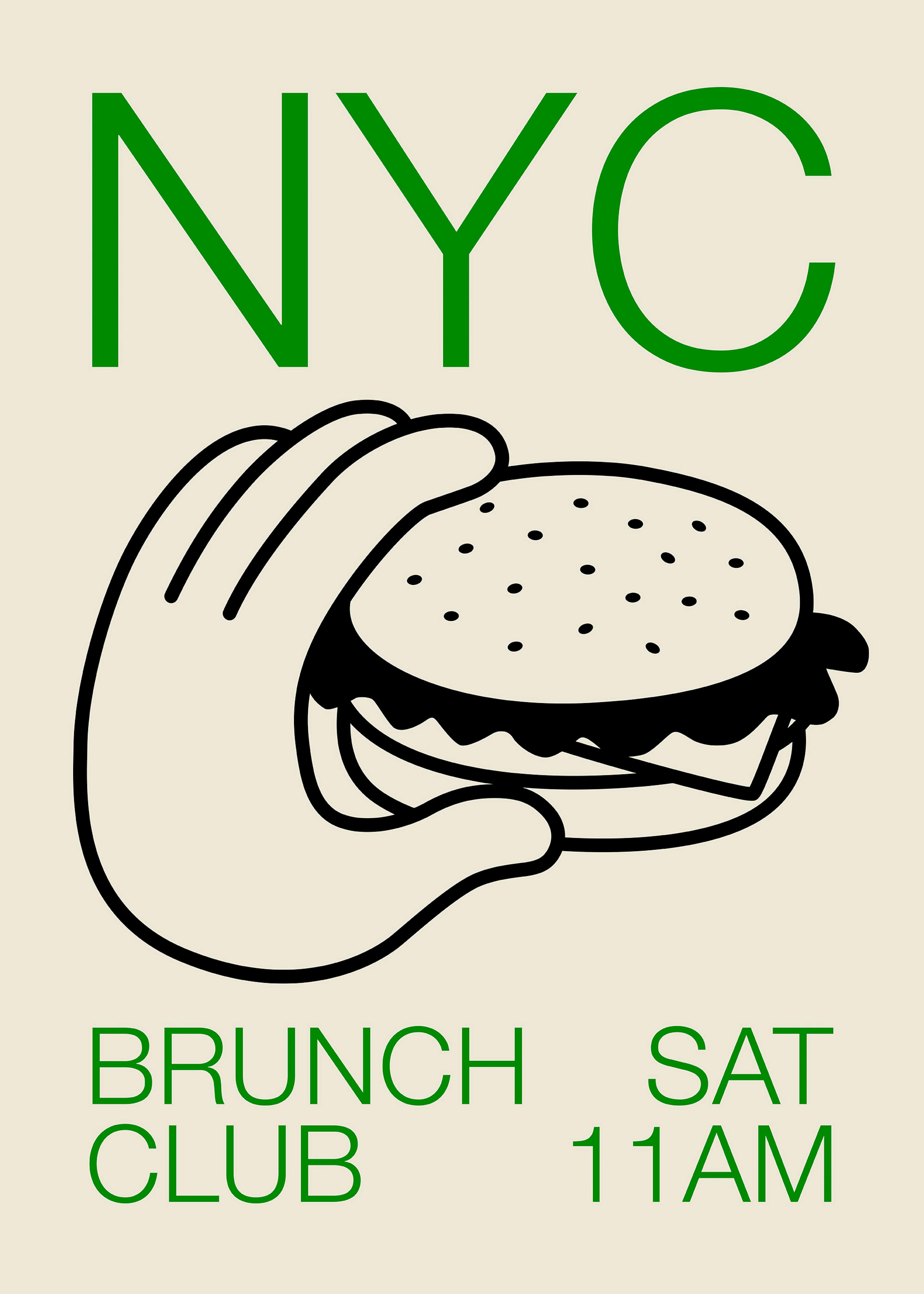 NYC Brunch Club No1 Print 0