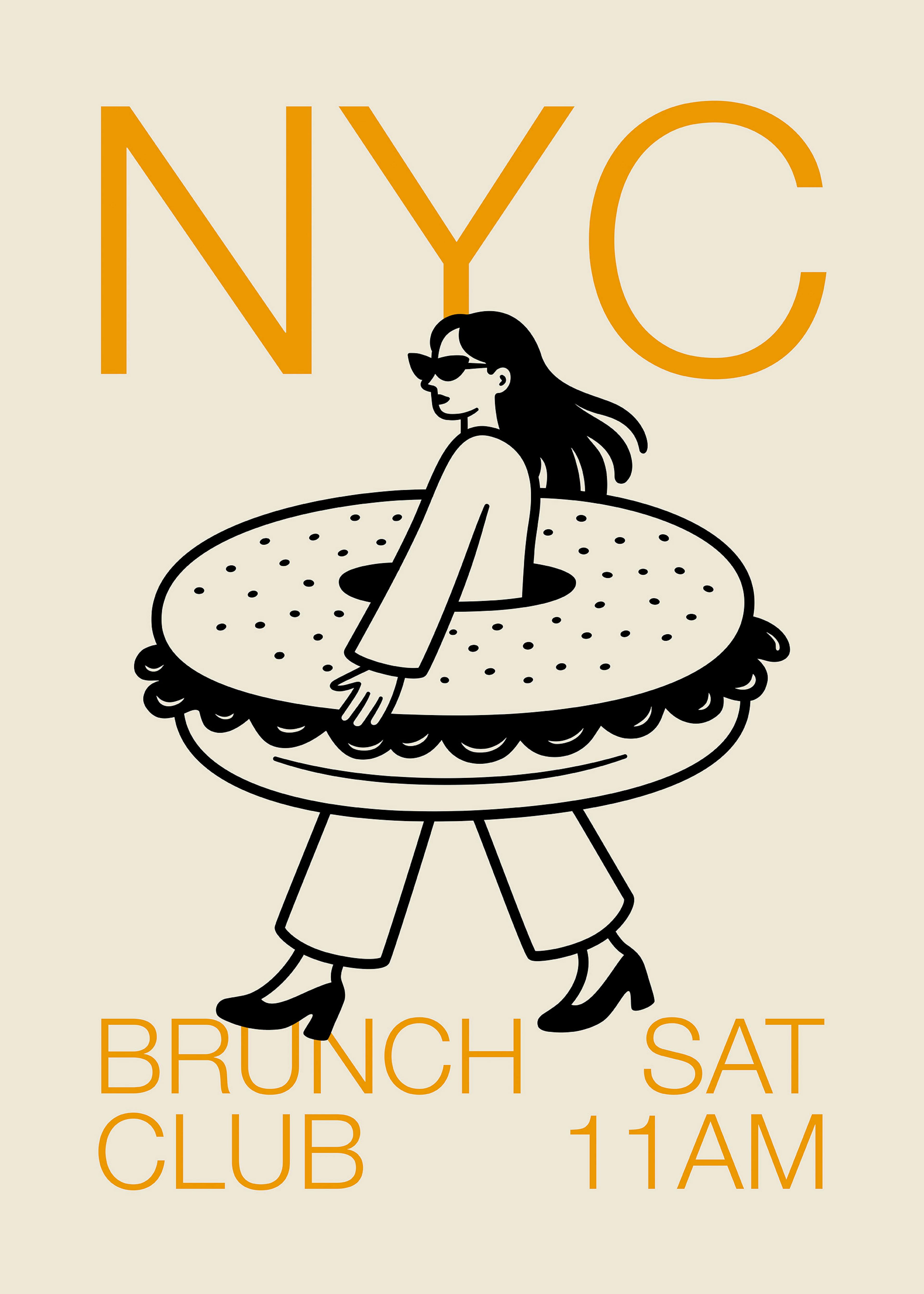 NYC Brunch Club No2 Print 0