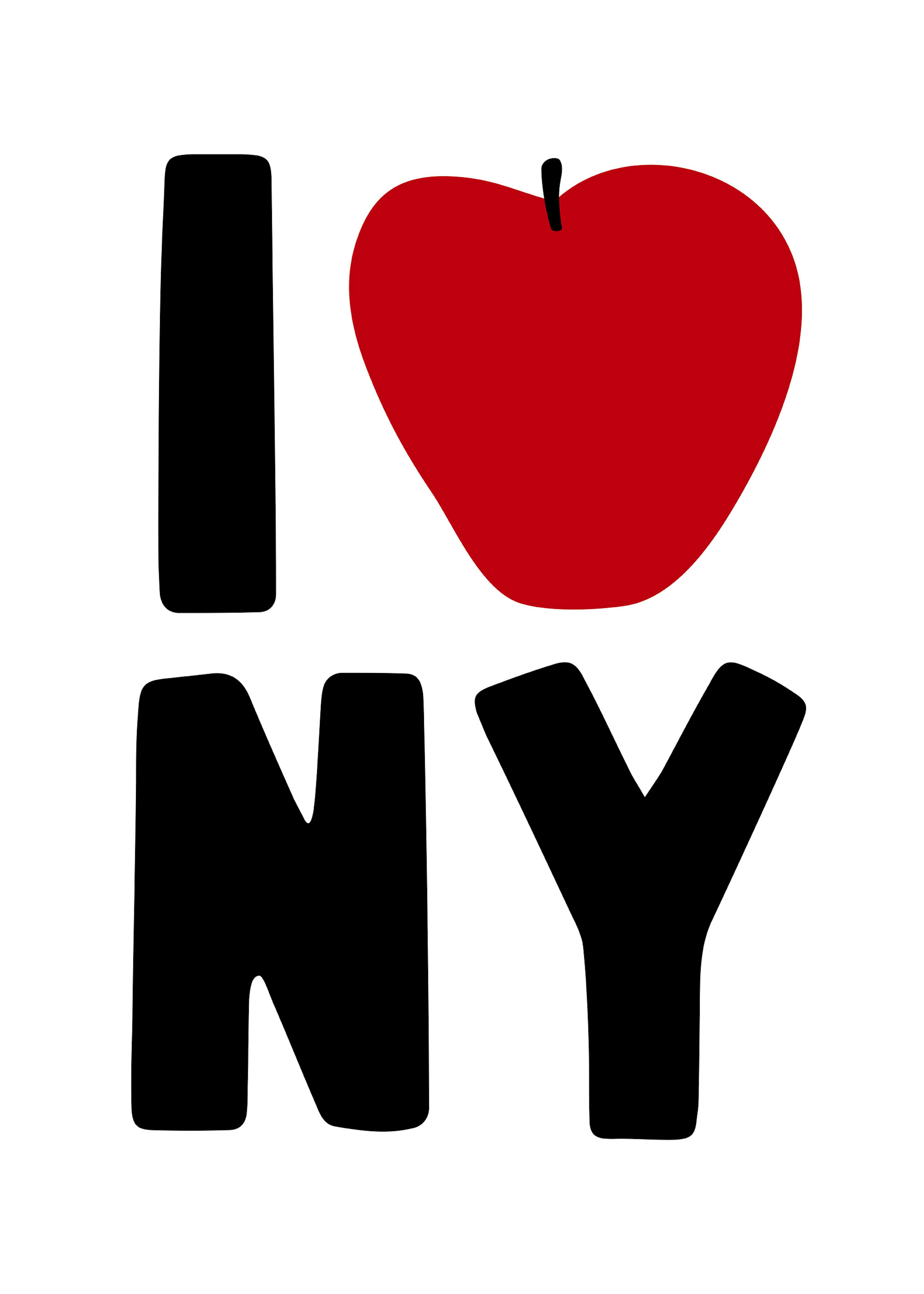 I Love NY Print 0