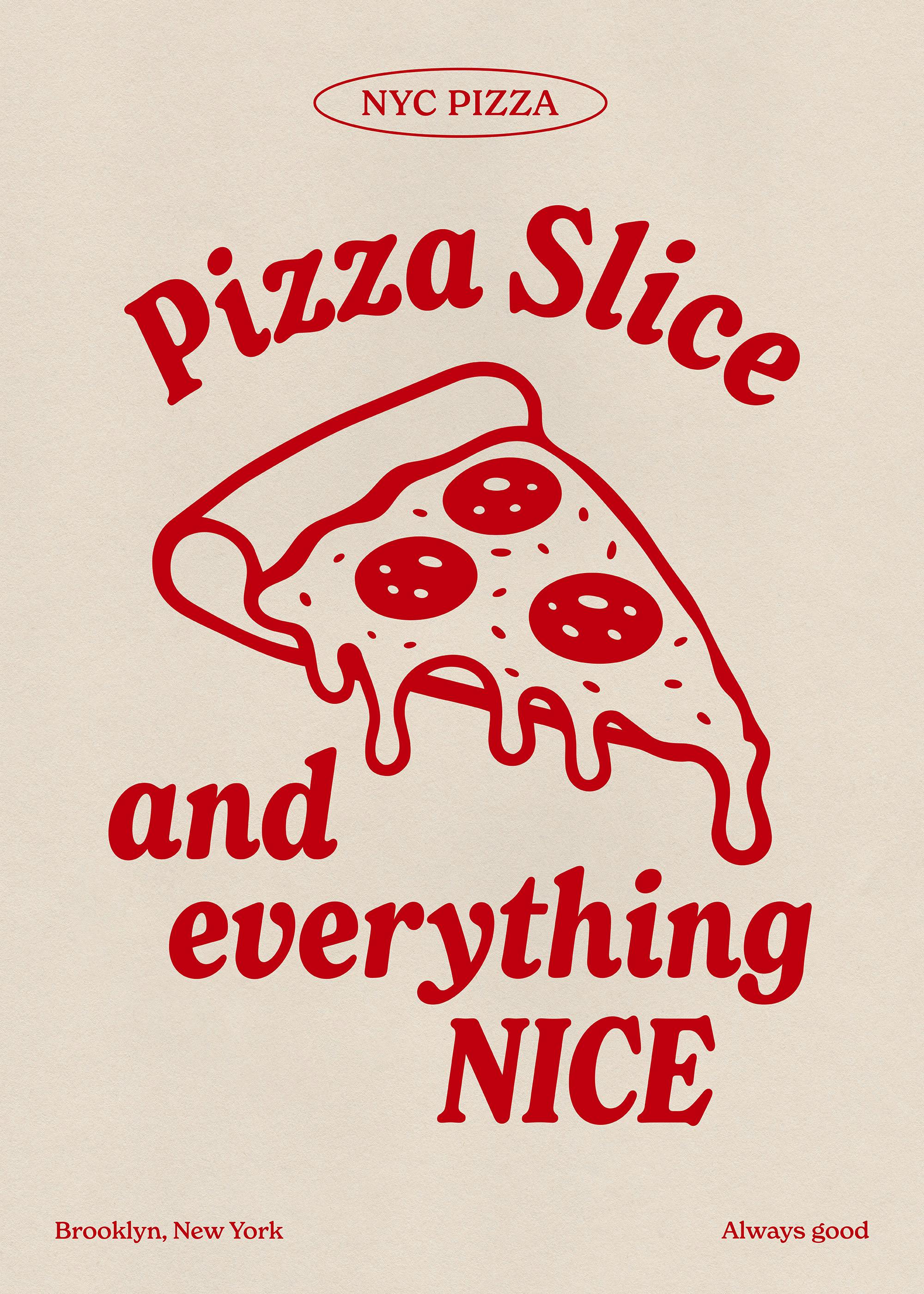 Pizza Slice Affiche 0