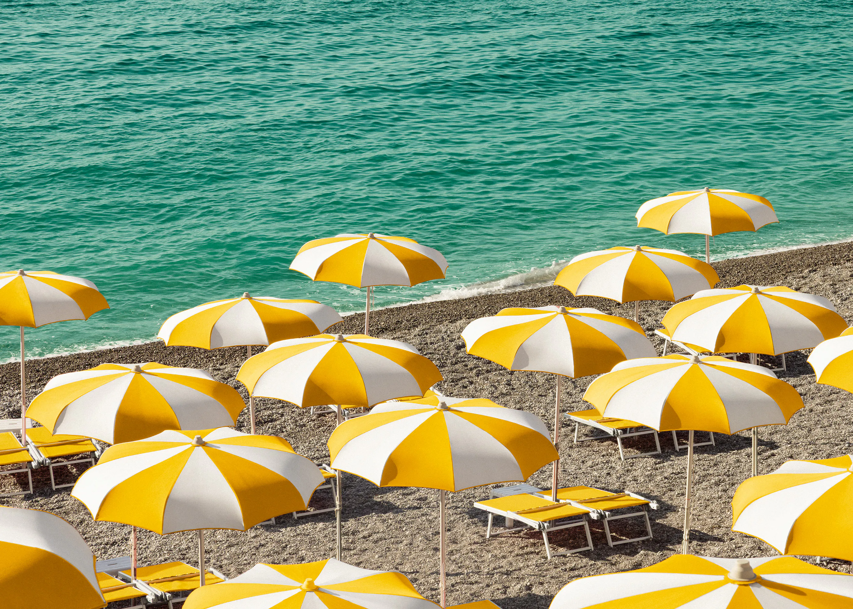 Seaside Parasols Print 0