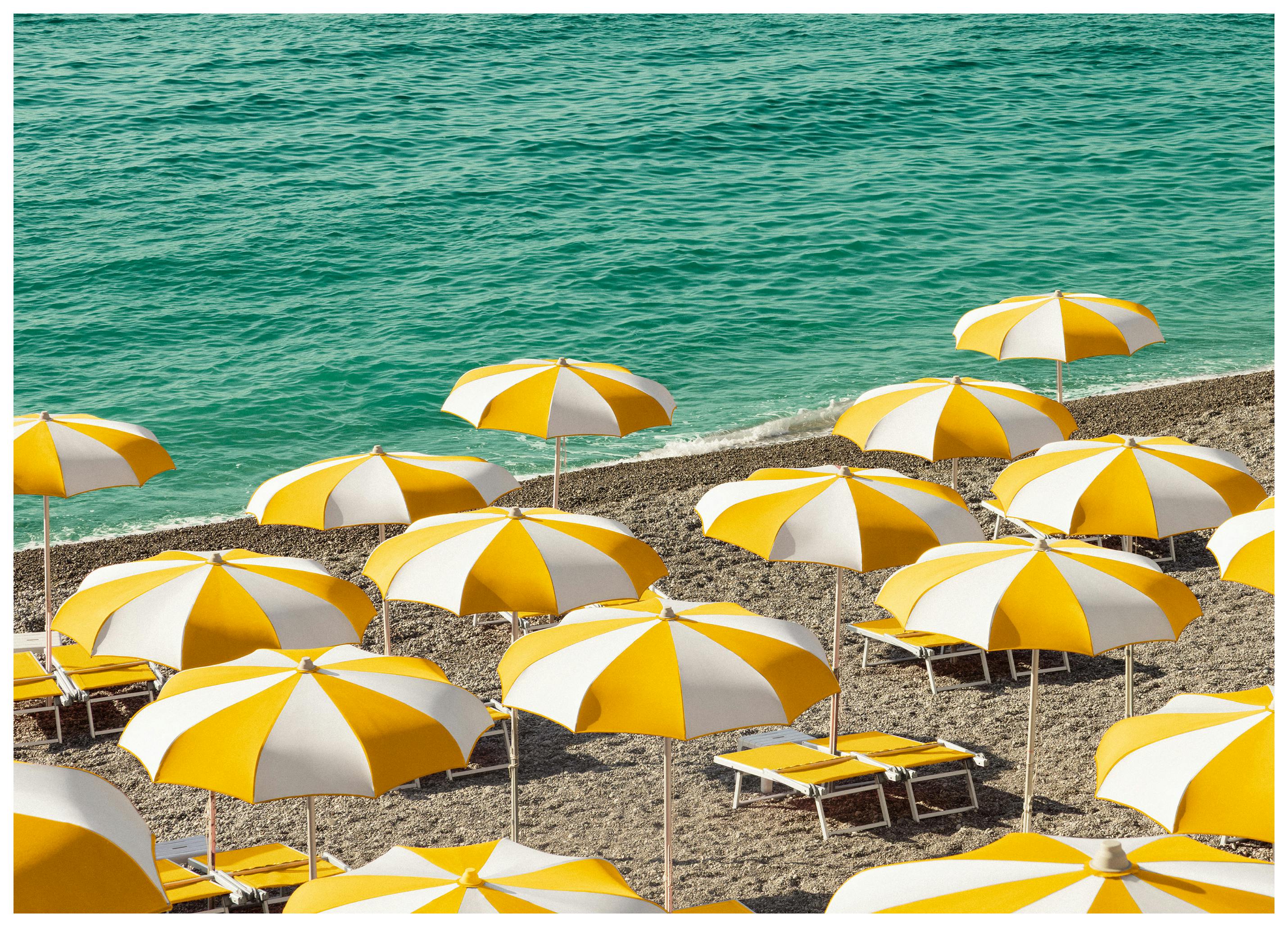 Seaside Parasols Print (30x40 cm)