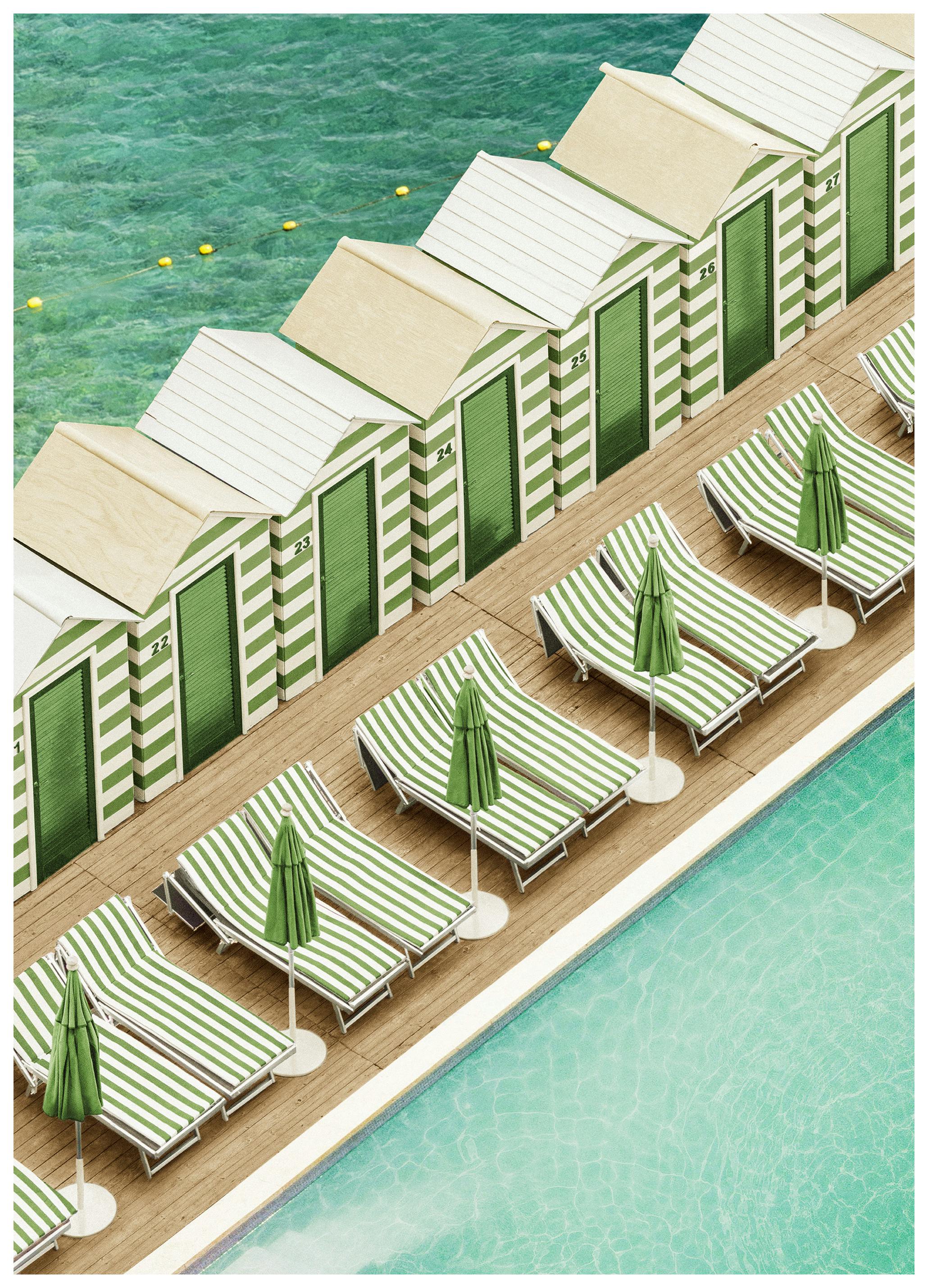 Poolside Parade Print (70x100 cm)