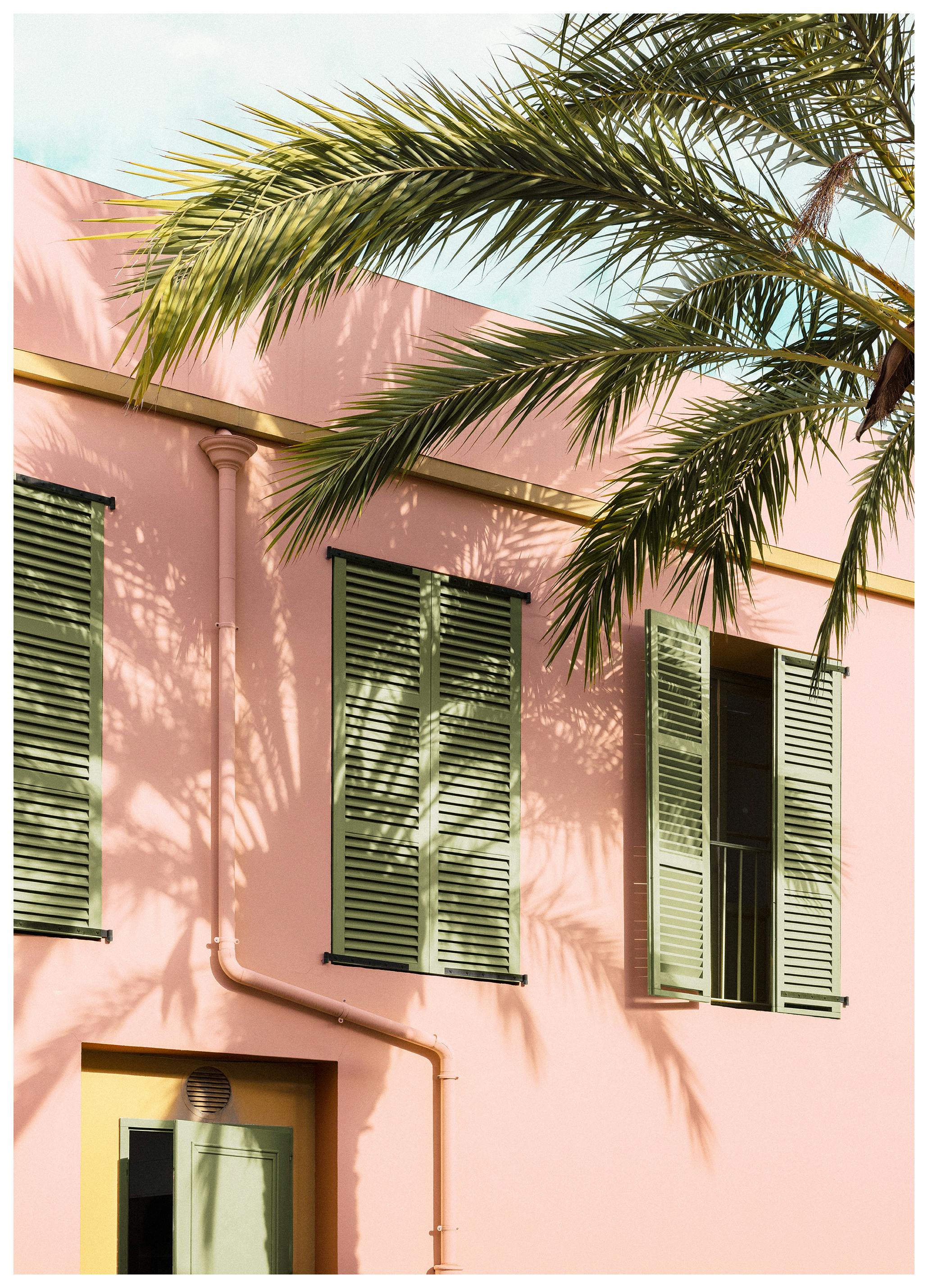 Palm and Pastel Poster (100x150 cm)- Studio Soleil Poster