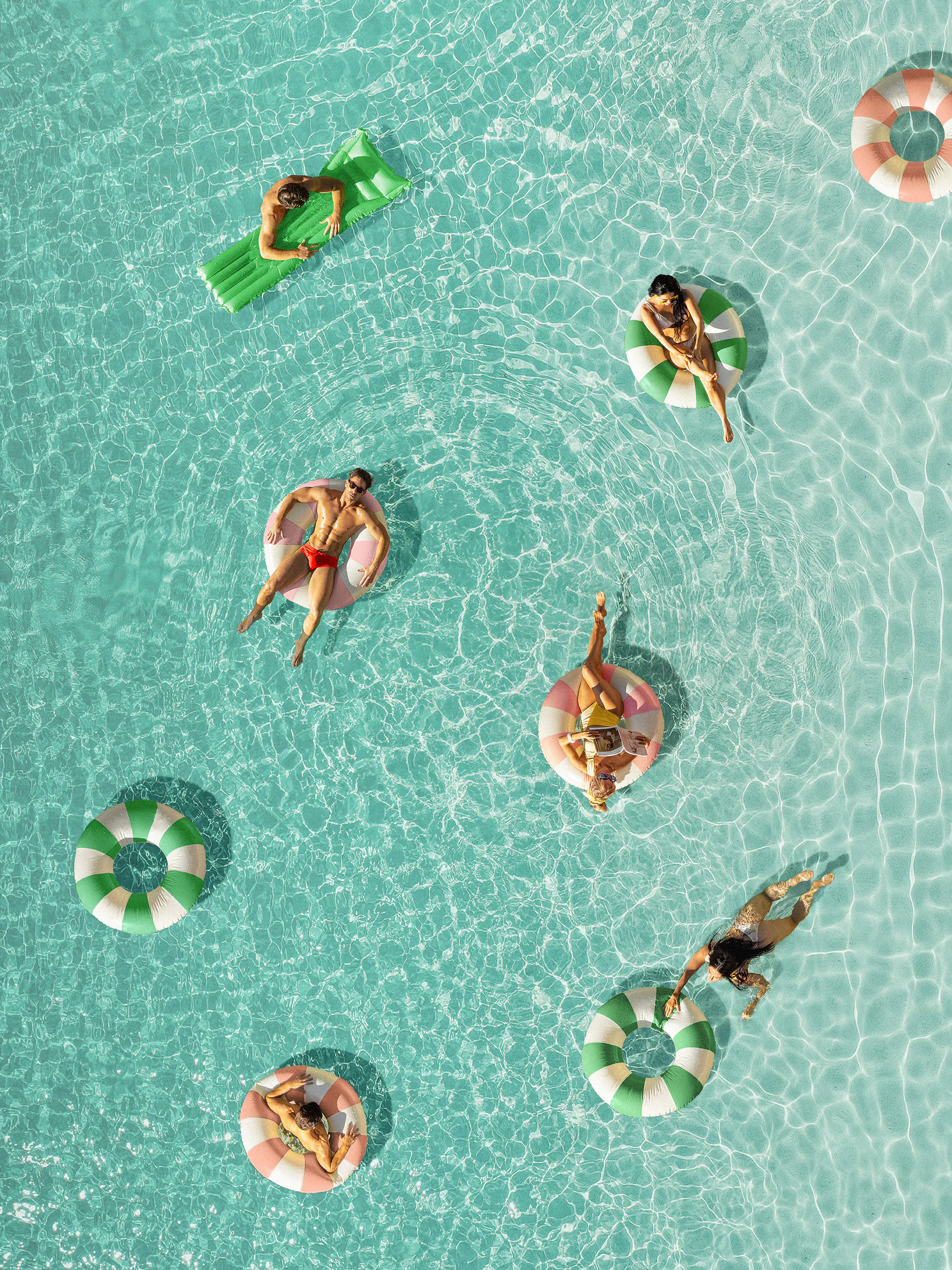 Floating Crowd Print 0
