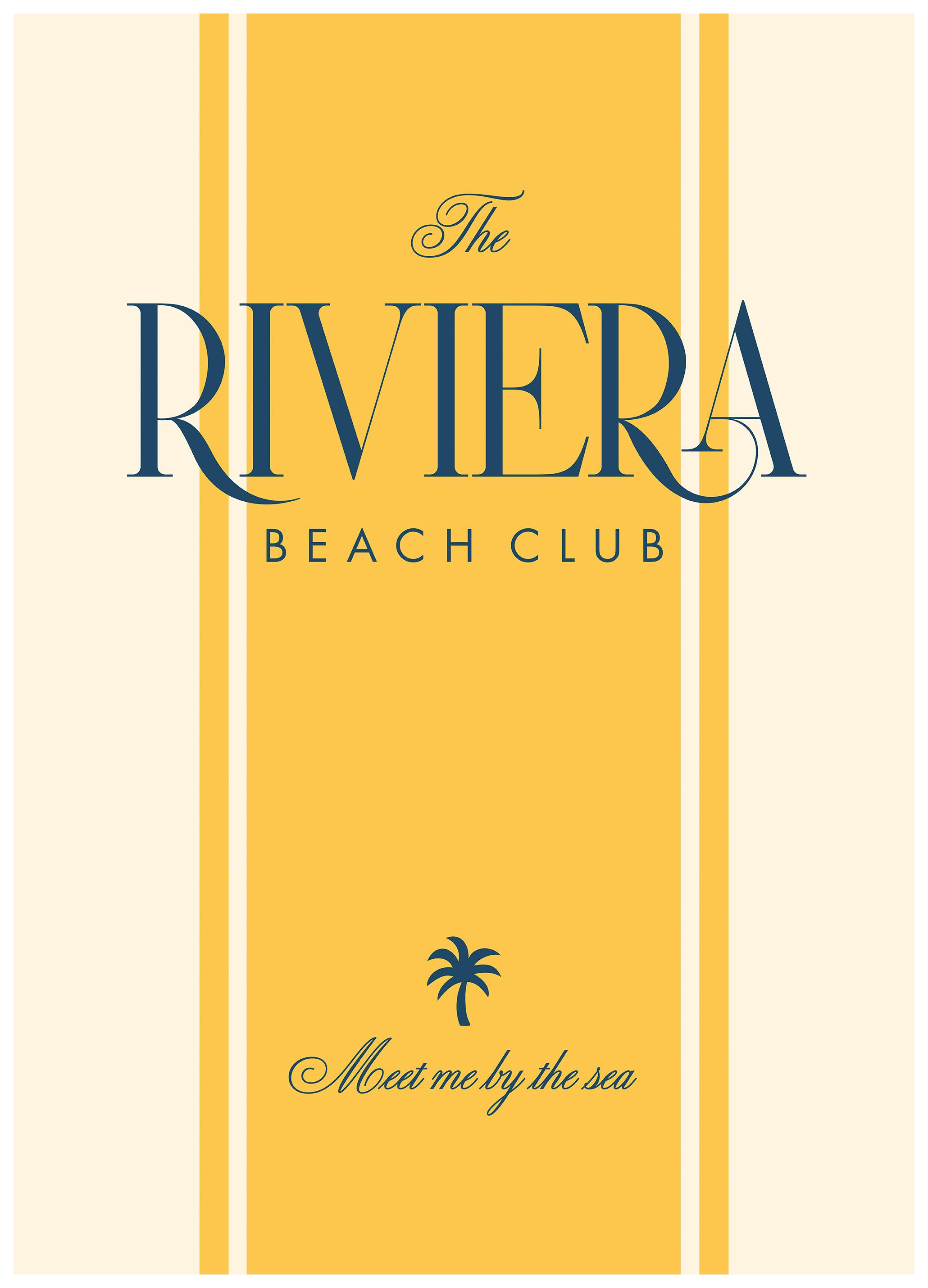 The Riviera Beach Club Poster (100x150 cm)