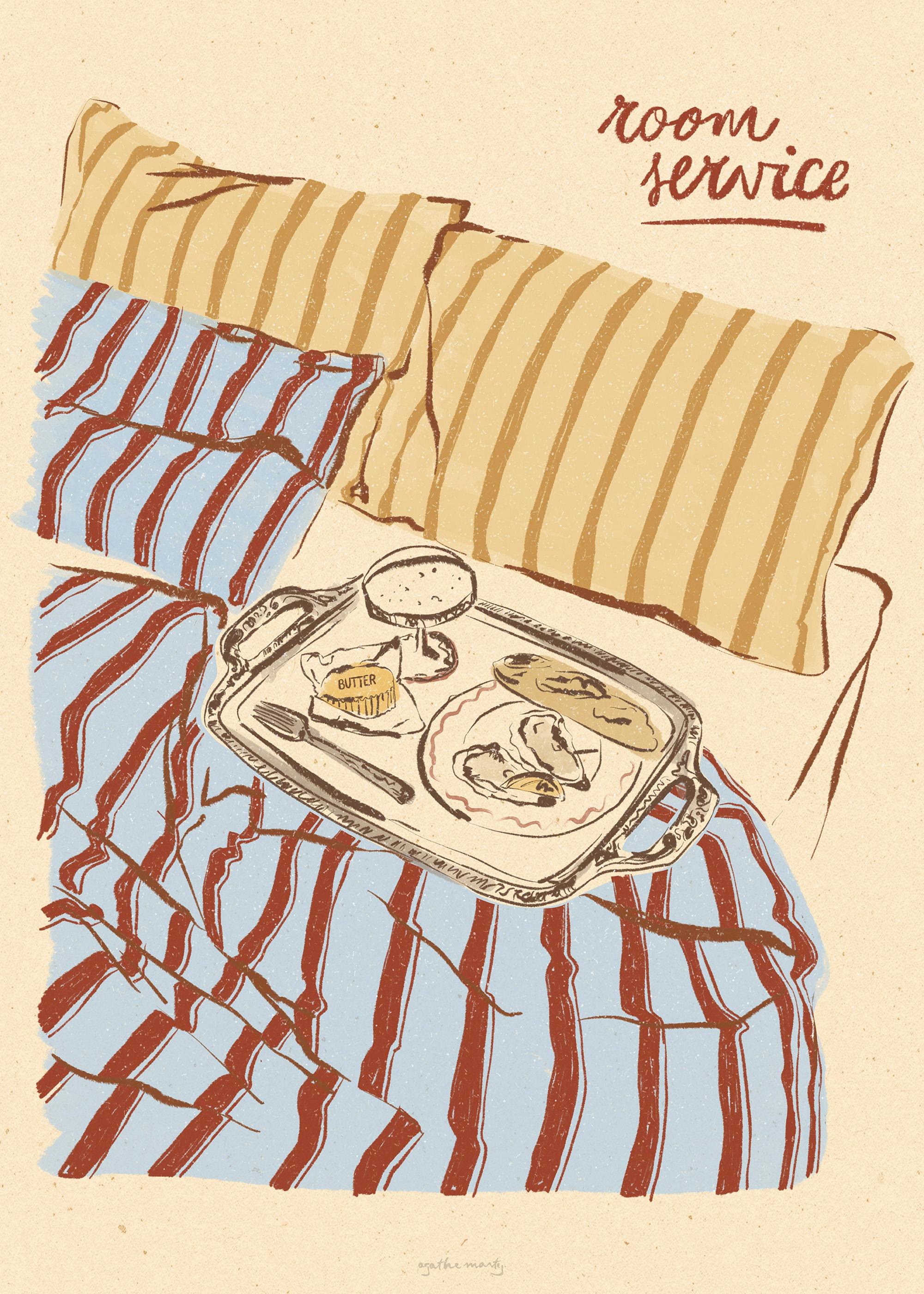 Agathe Marty - Room Service Print 0
