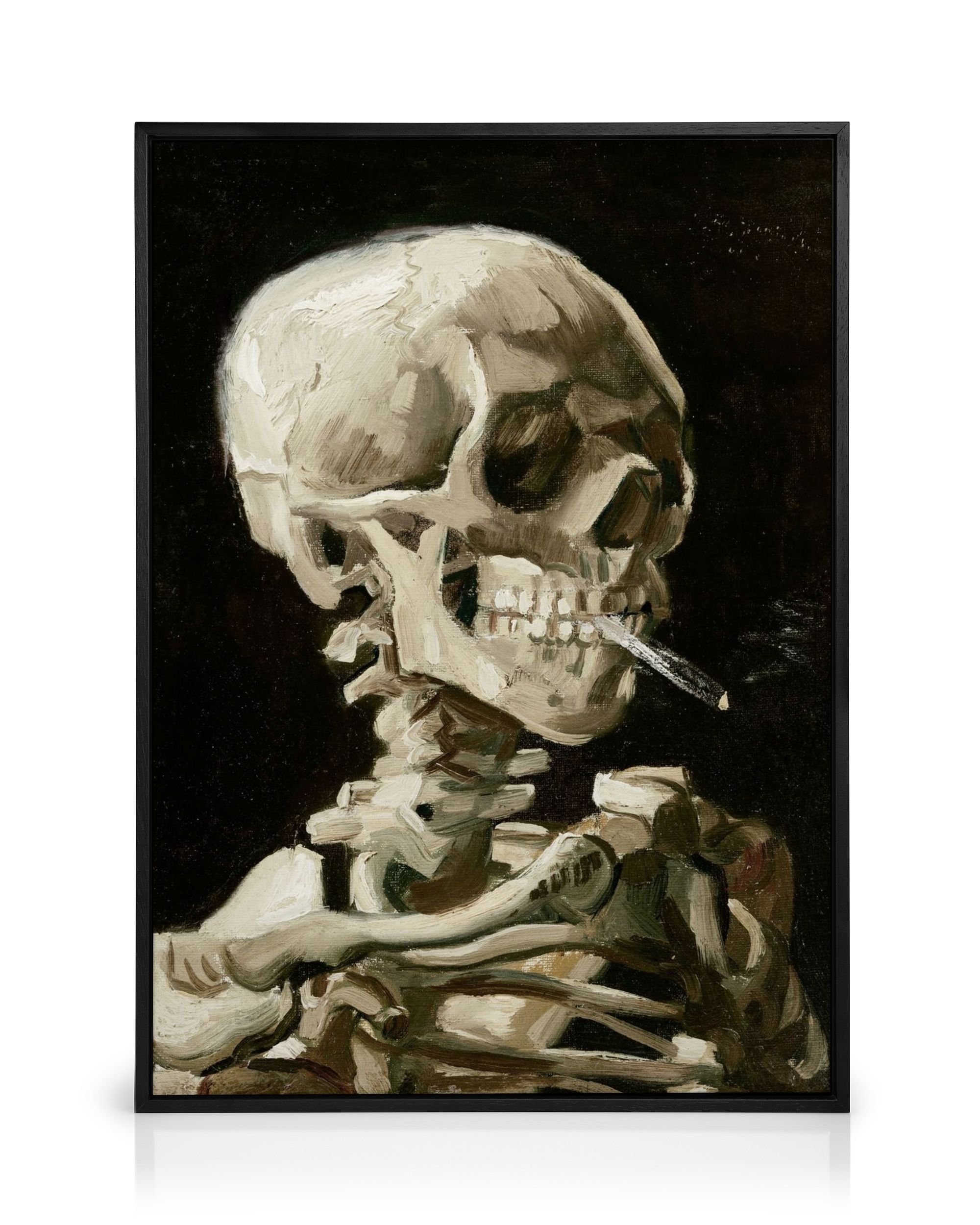 van gogh skull with cigarette Van Gogh