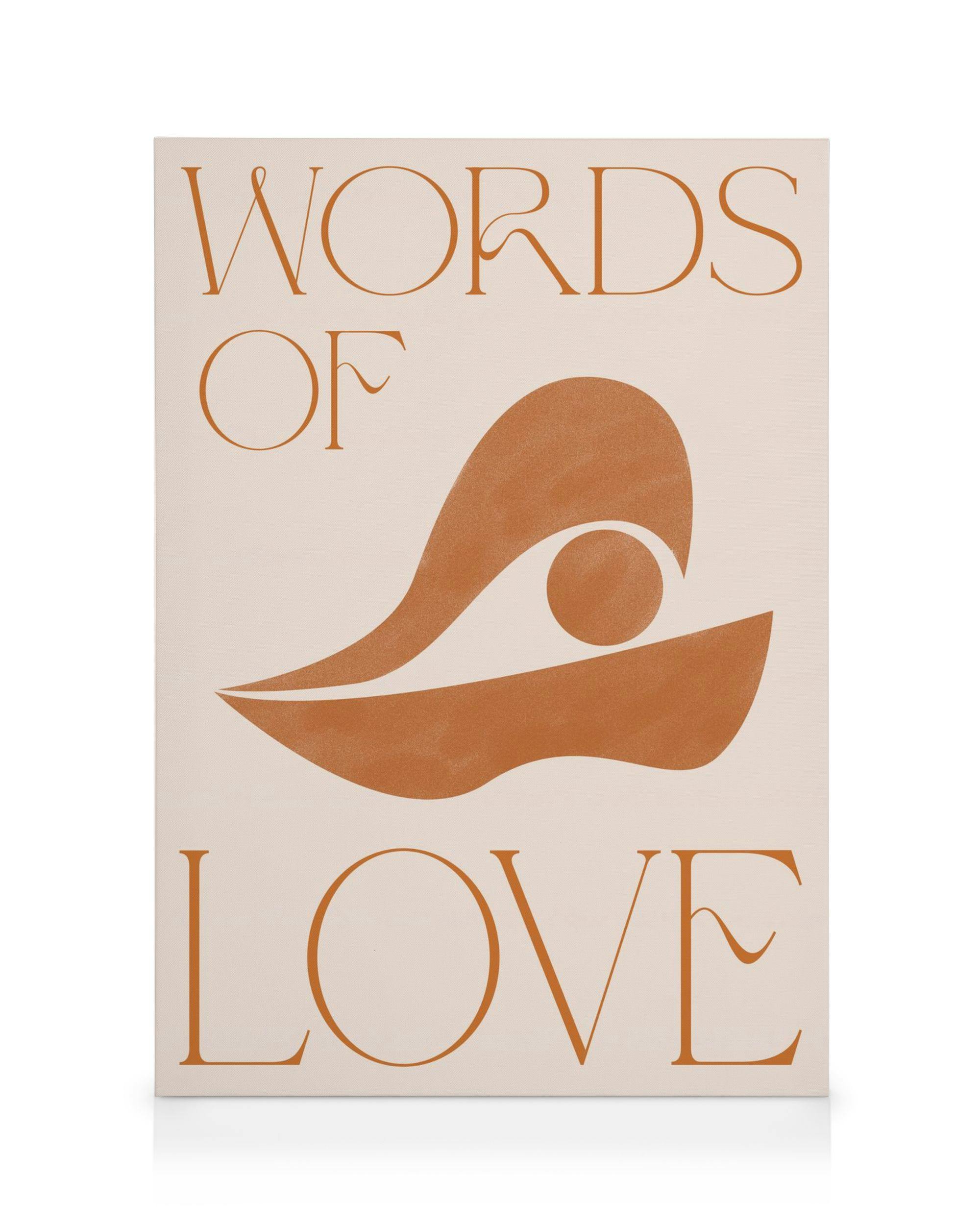 Words of Love Canvas (50x70 cm)