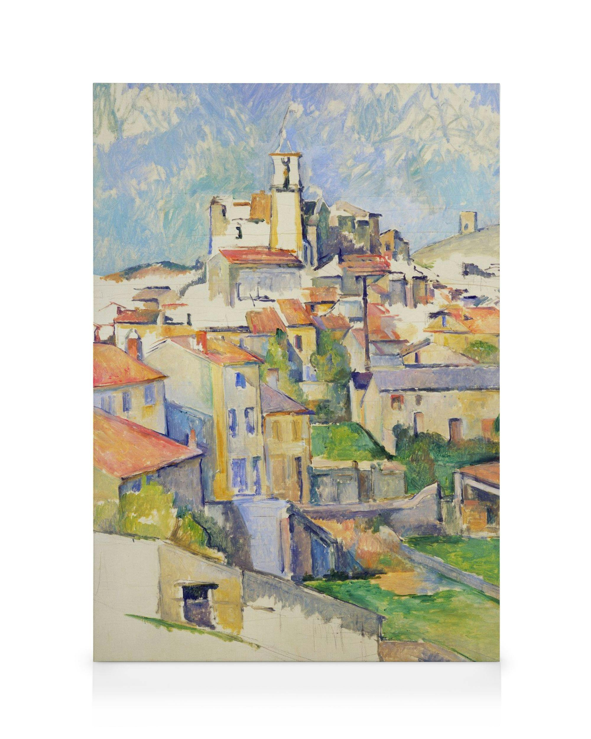 Canvas Prints Paul Cézanne - Gardanne Canvas print (50x70 cm - Oak Frame)