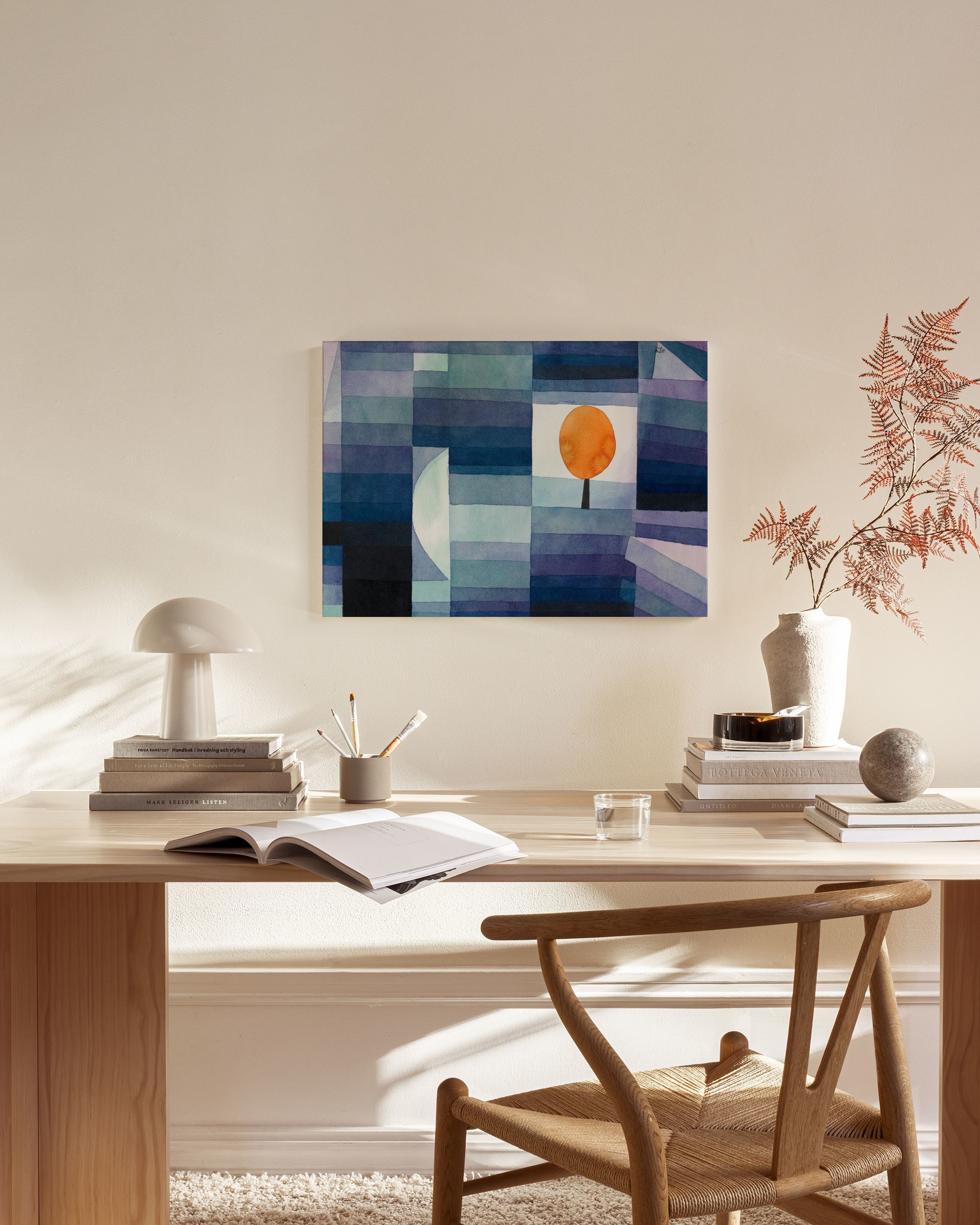 Paul Klee Canvas Print – The Harbinger of Autumn | Desenio