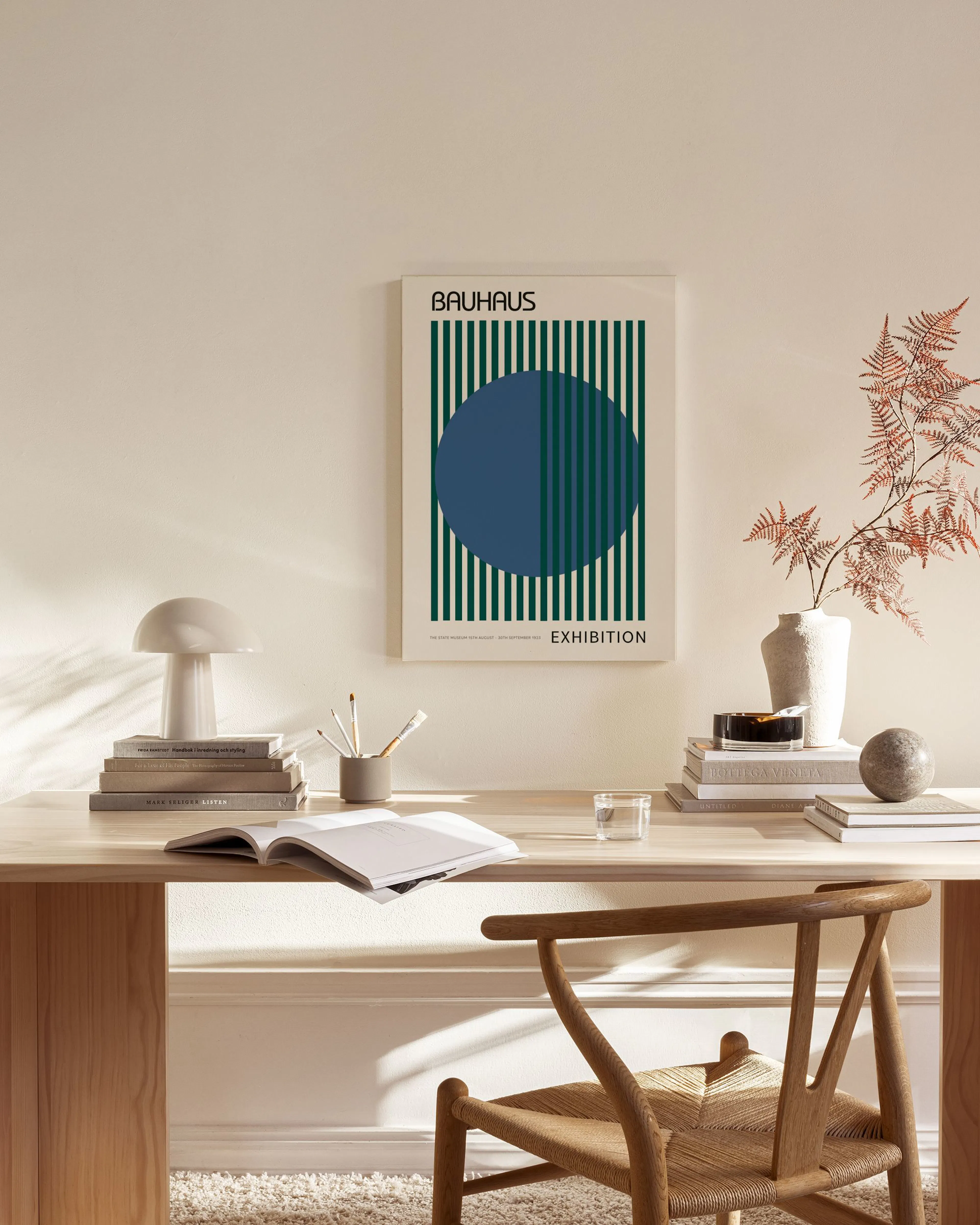 Tranh Graphic Bauhaus Exhibition Canvas print