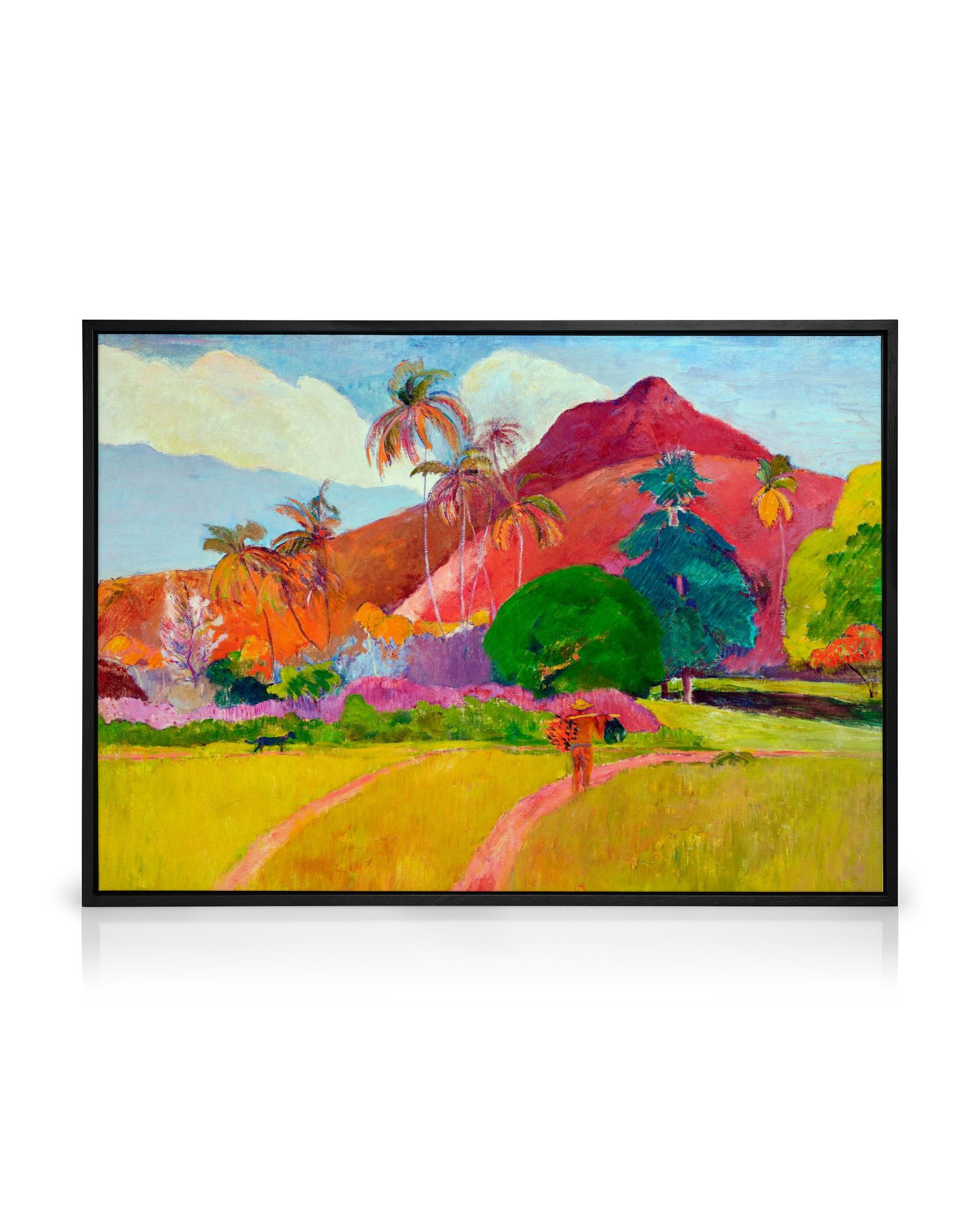 Paul Gauguin - Tahitian Landscape Lærred | Kunst på lærred