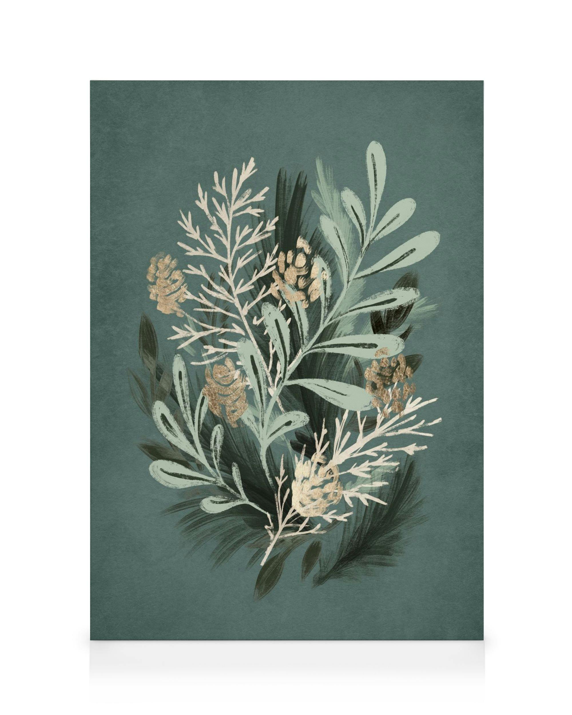 Canvas Prints Green Botanical Canvas print (50x70 cm)