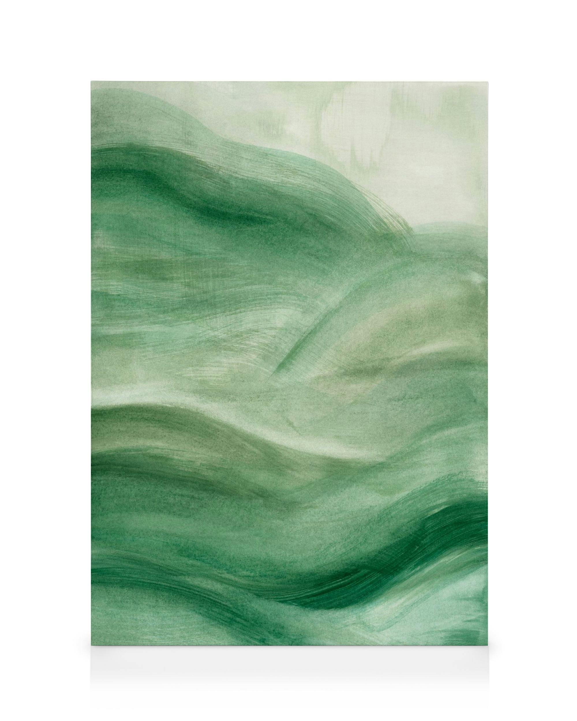 Canvas Prints Flowy Green No2 Canvas print (50x70 cm)