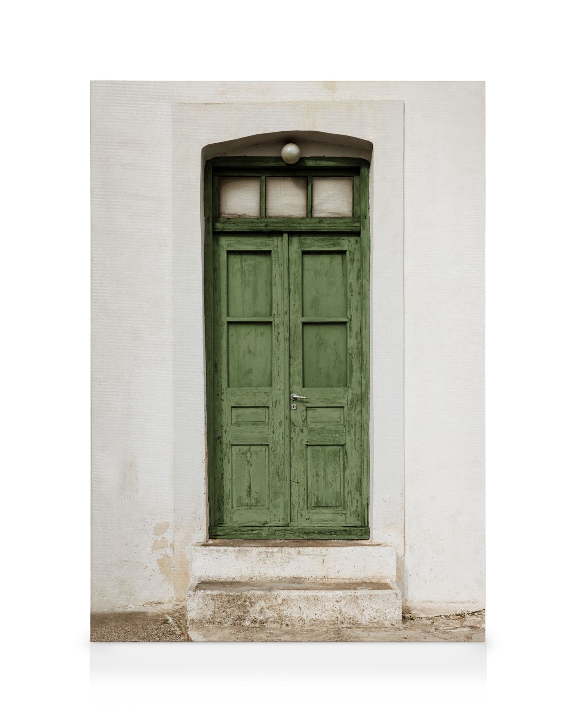 Green Entrance Καμβάς - Αρχοντική Πράσινη Πόρτα σε Καμβά | Desenio.gr