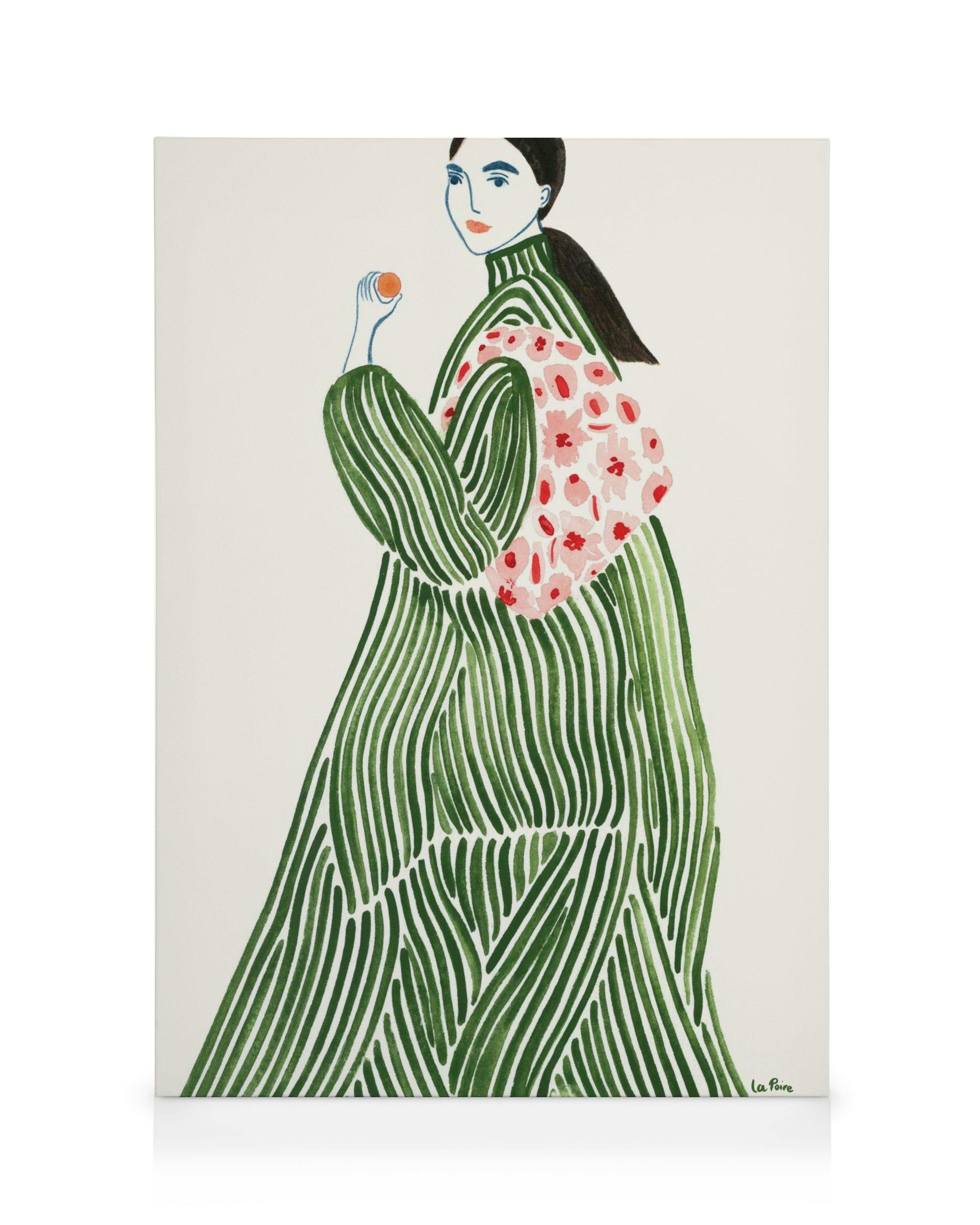 Canvas Prints Green Coat Canvas print (30x40 cm)