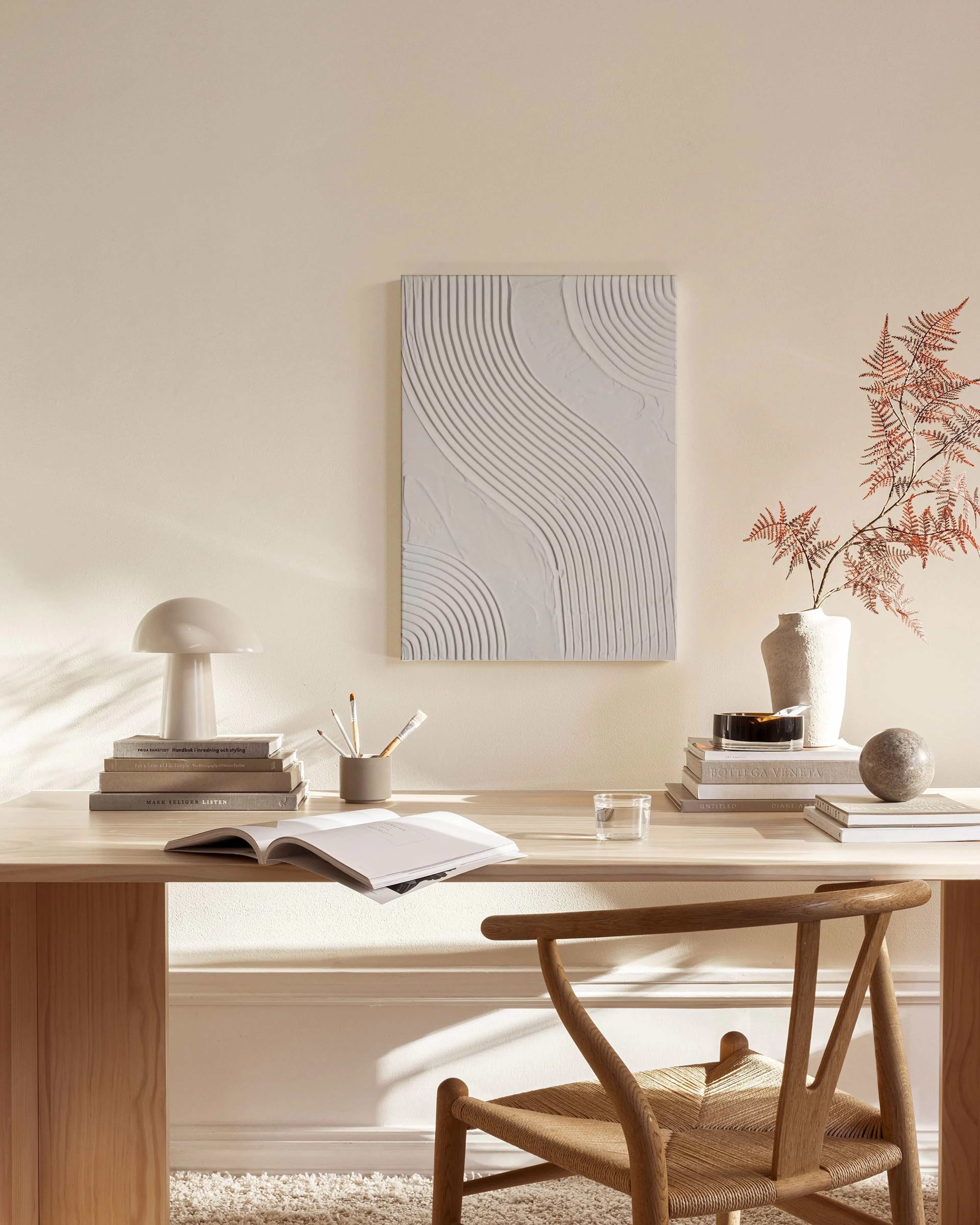Tranh Graphic Abstract Texture Waves Canvas print